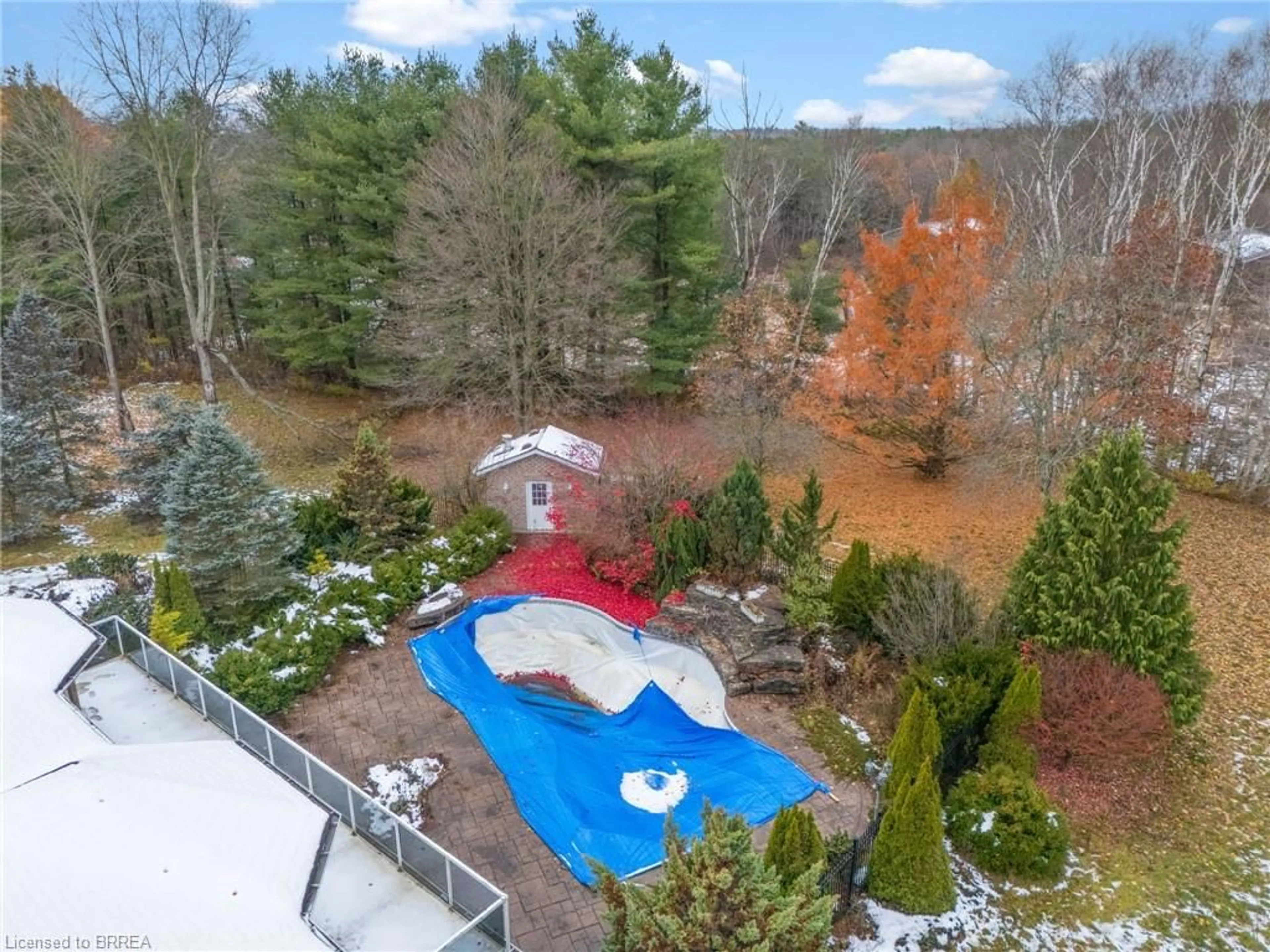 A pic from outside/outdoor area/front of a property/back of a property/a pic from drone, water/lake/river/ocean view for 1027 Charlotteville Rd, Norfolk Ontario N3Y 4K1