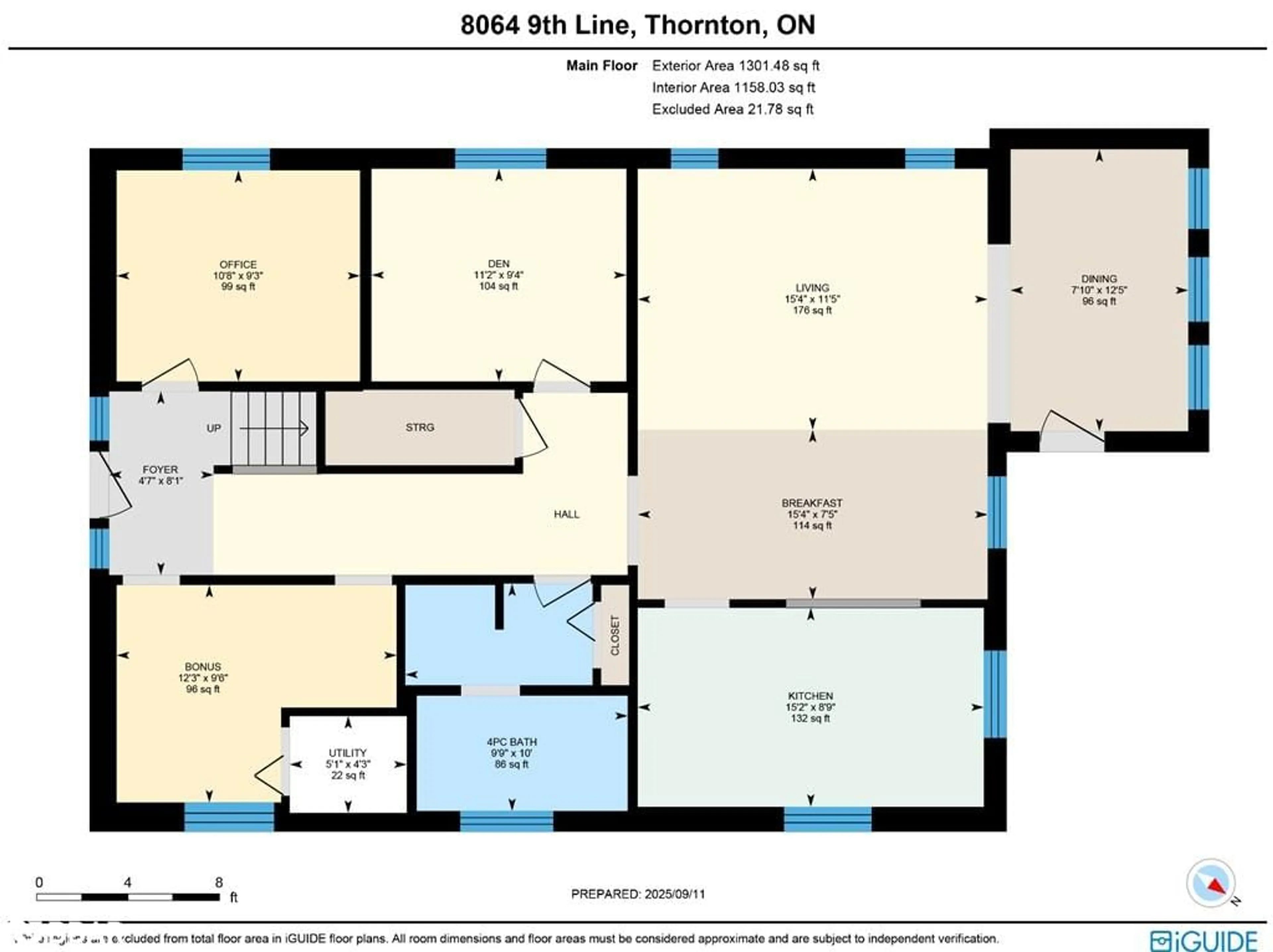 Floor plan for 8064 9th Line, Thornton Ontario L0L 2N0