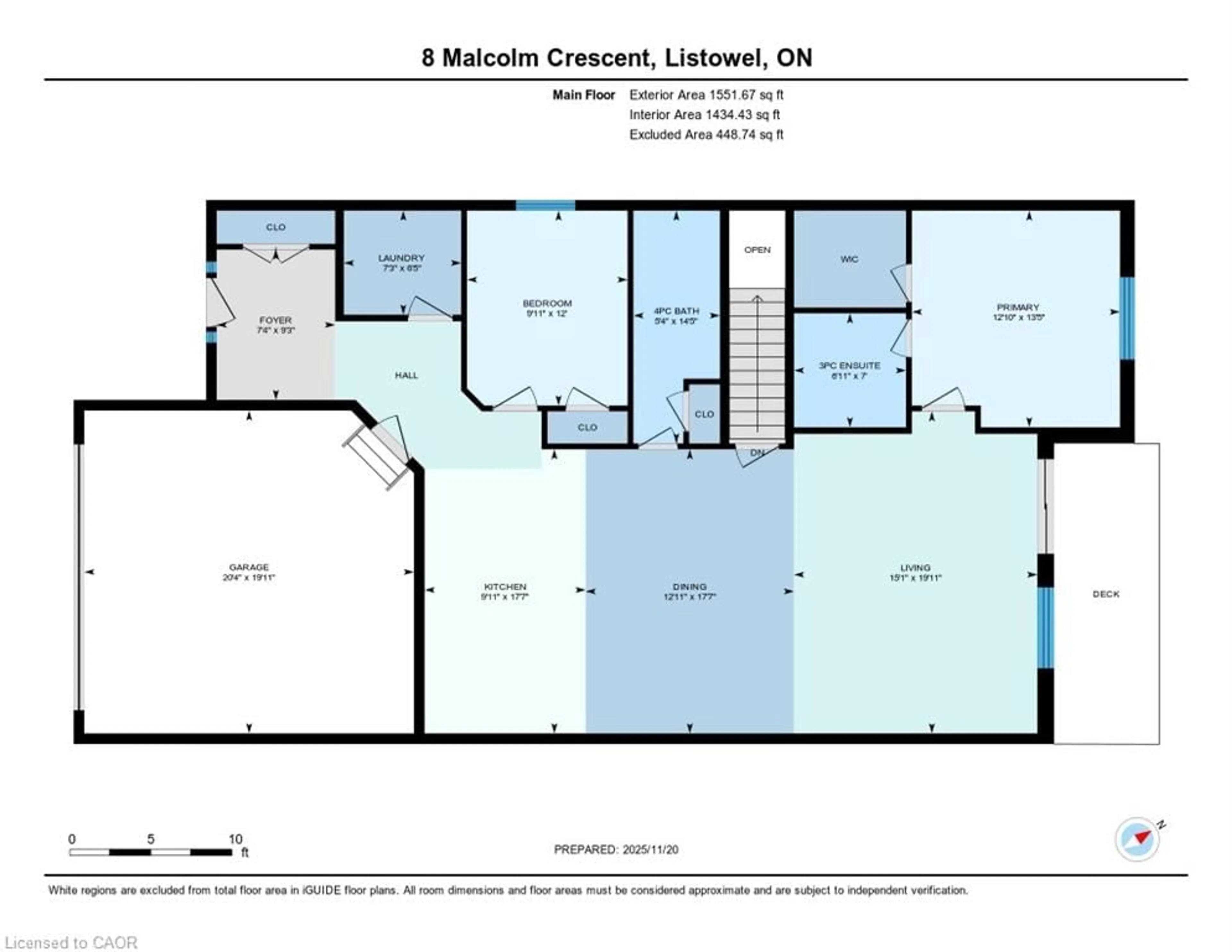 Floor plan for 8 Malcolm Cres, Listowel Ontario N4W 0K3