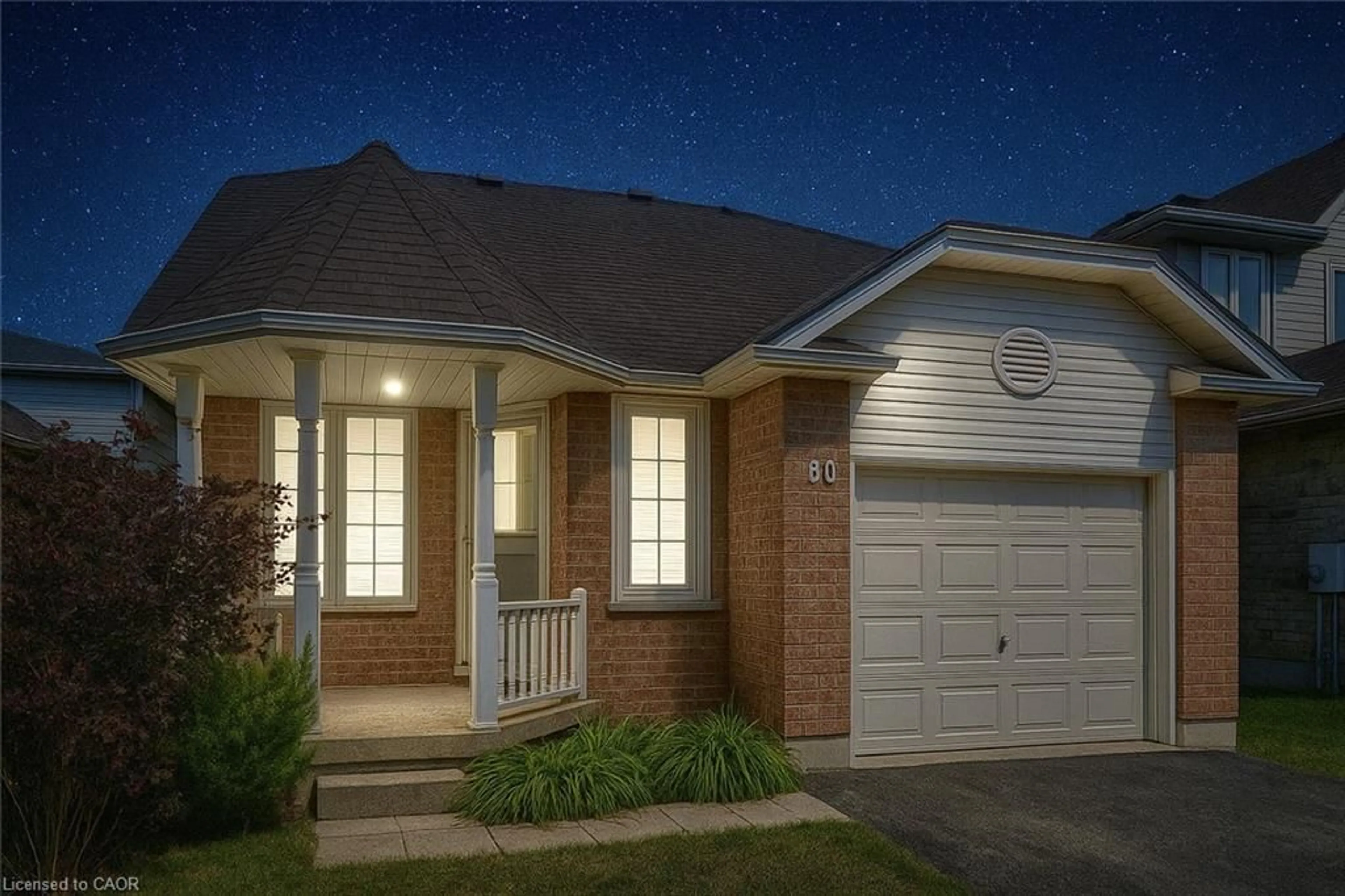 Home with brick exterior material, street for 80 Hawkins Dr, Cambridge Ontario N1T 2A3