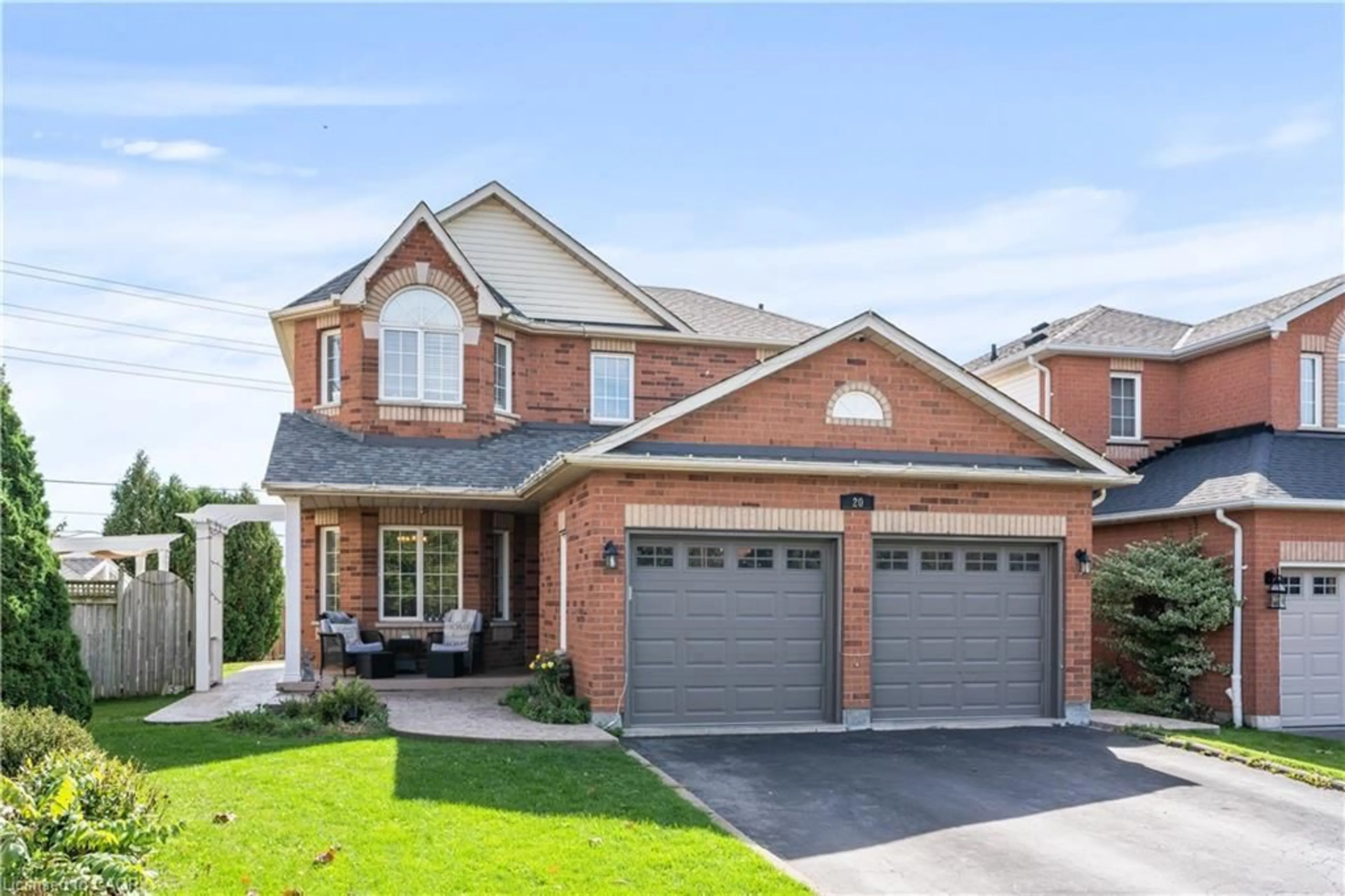 Home with brick exterior material, street for 20 Pentland Rd, Waterdown Ontario L0R 2H5