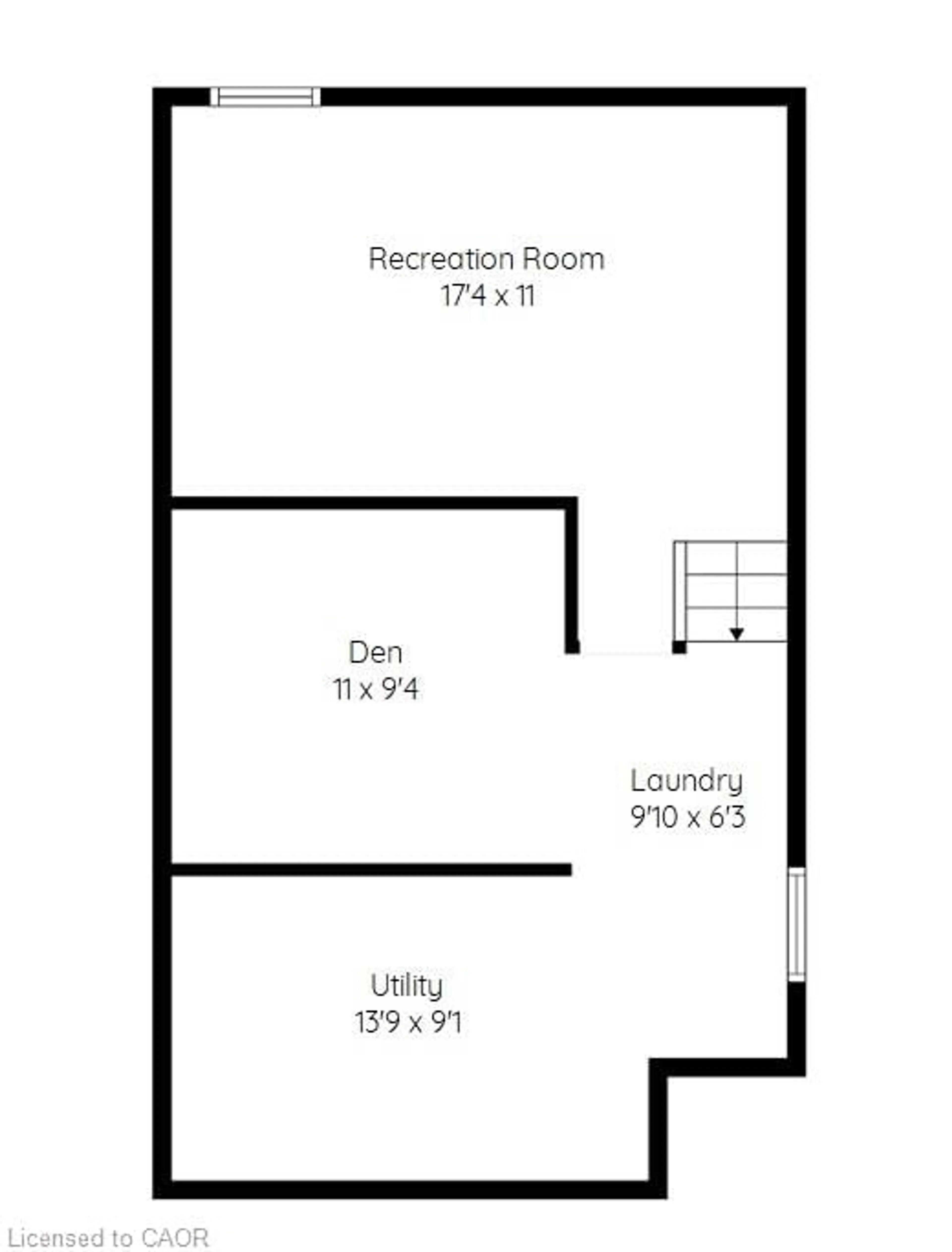 Floor plan for 1564 Garth St #30A, Hamilton Ontario L9B 1T3