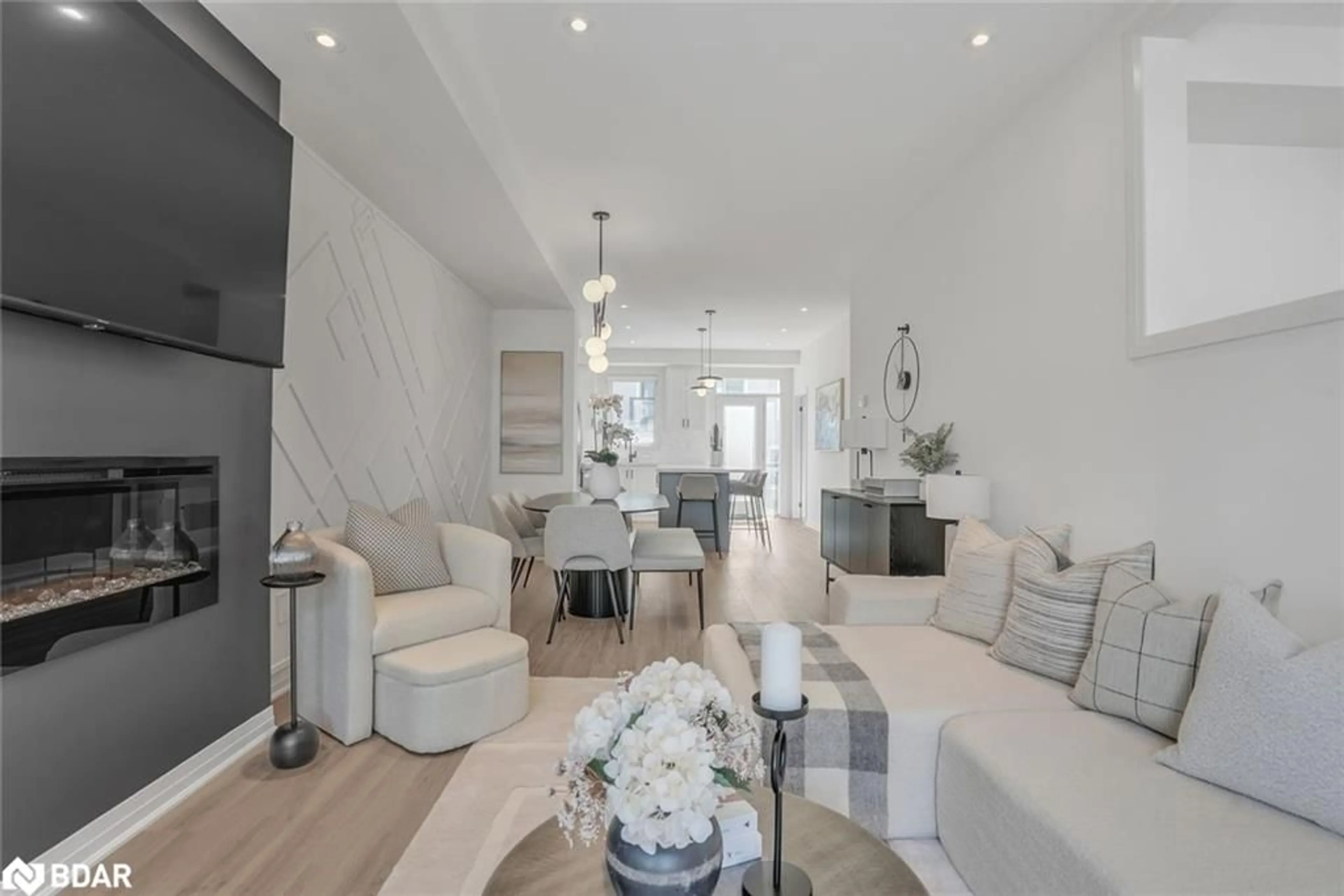 Living room with furniture, unknown for 86 Brandon Cres, Tottenham Ontario L0G 1W0