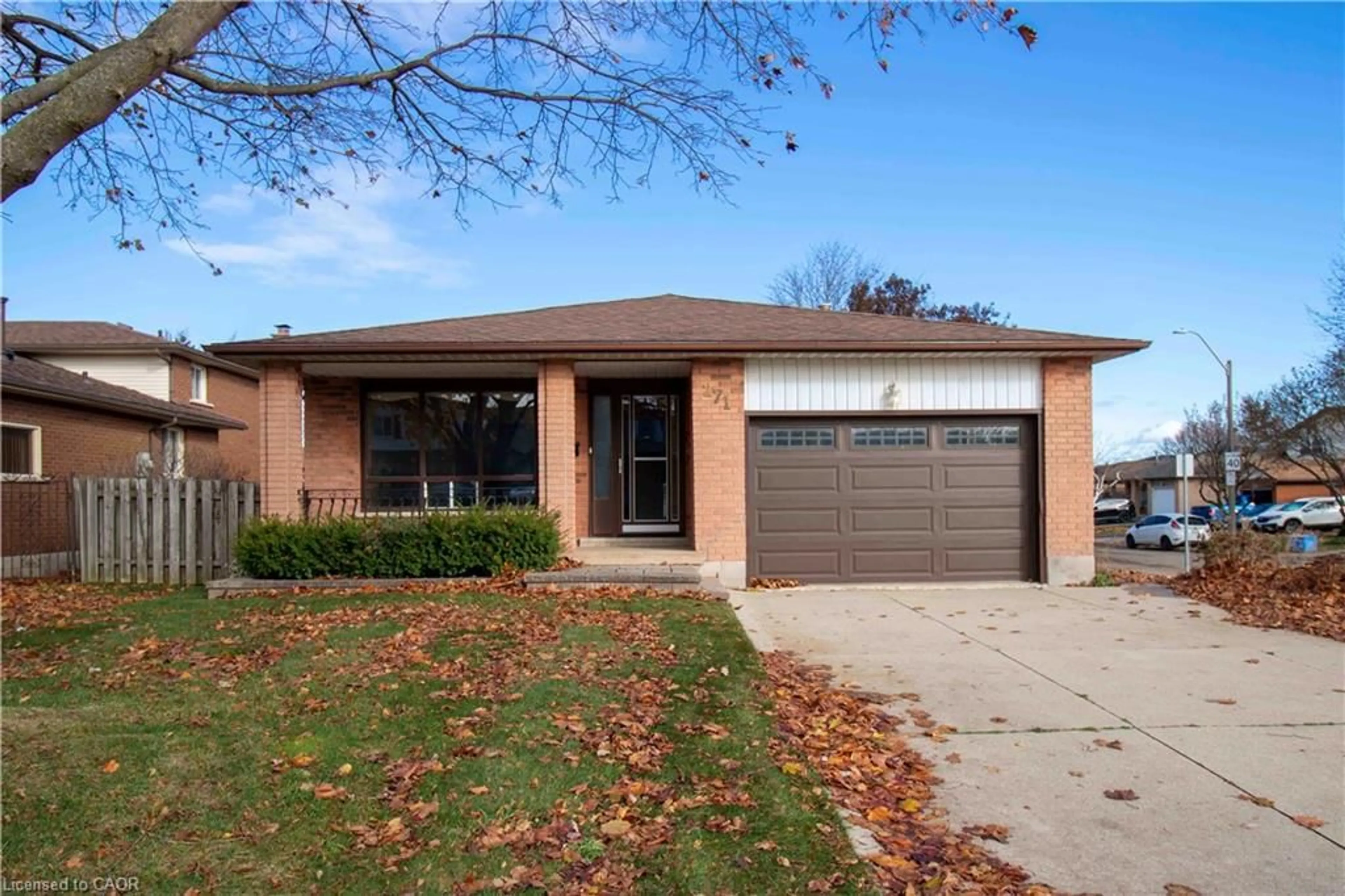 Home with brick exterior material, street for 271 Greencedar Dr, Hamilton Ontario L9C 6S2