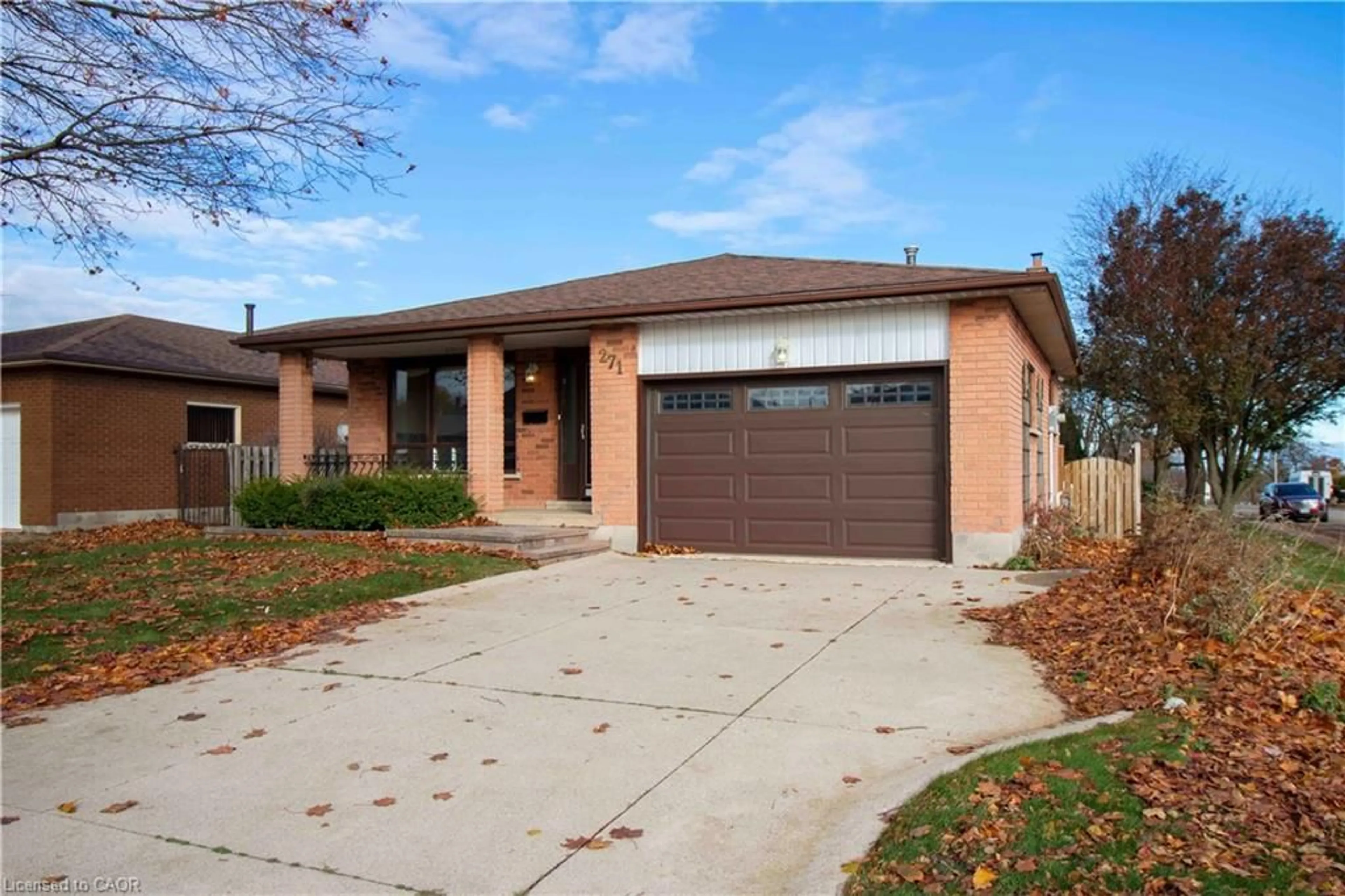 Home with brick exterior material, street for 271 Greencedar Dr, Hamilton Ontario L9C 6S2