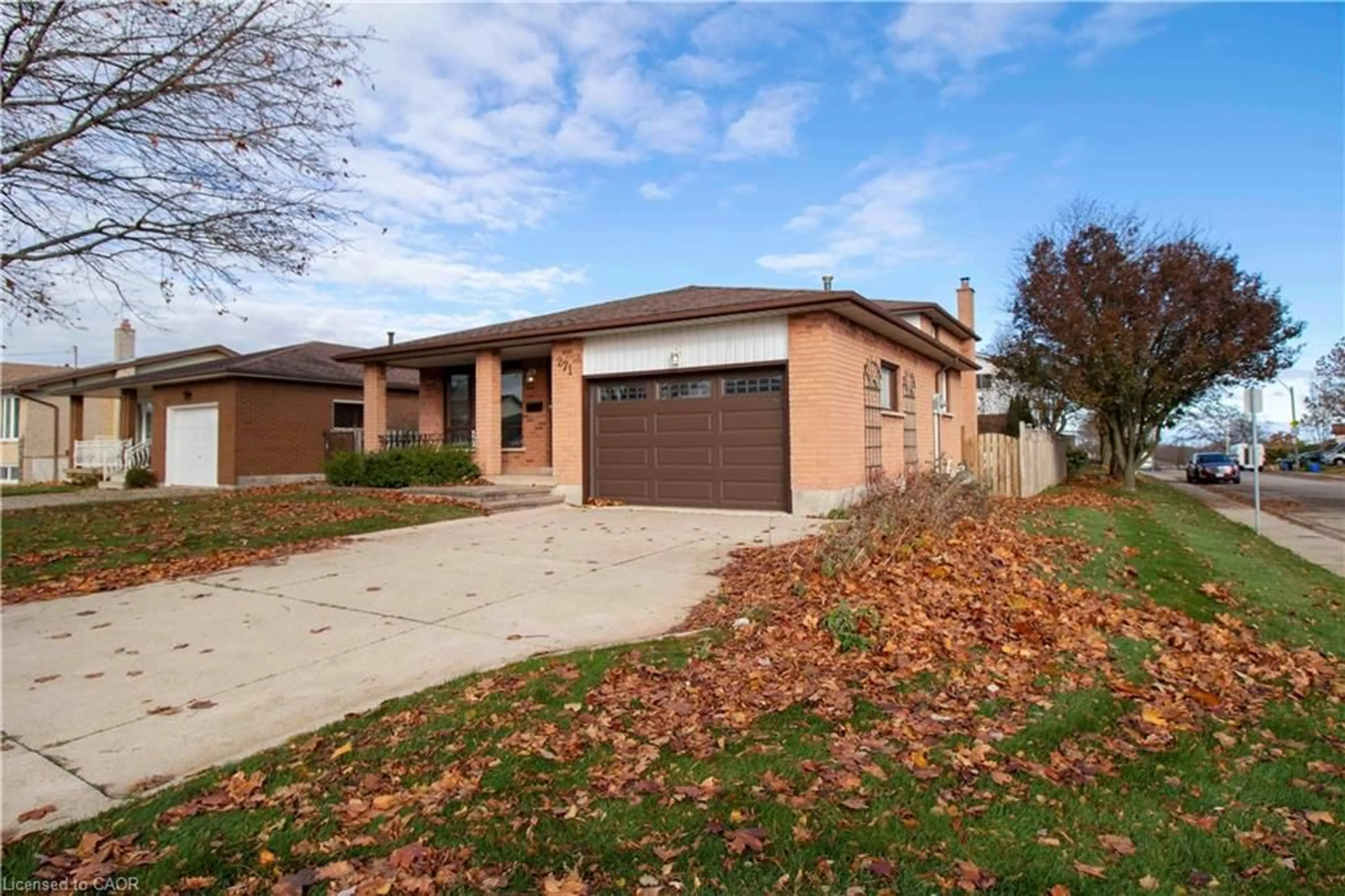 Home with brick exterior material, street for 271 Greencedar Dr, Hamilton Ontario L9C 6S2