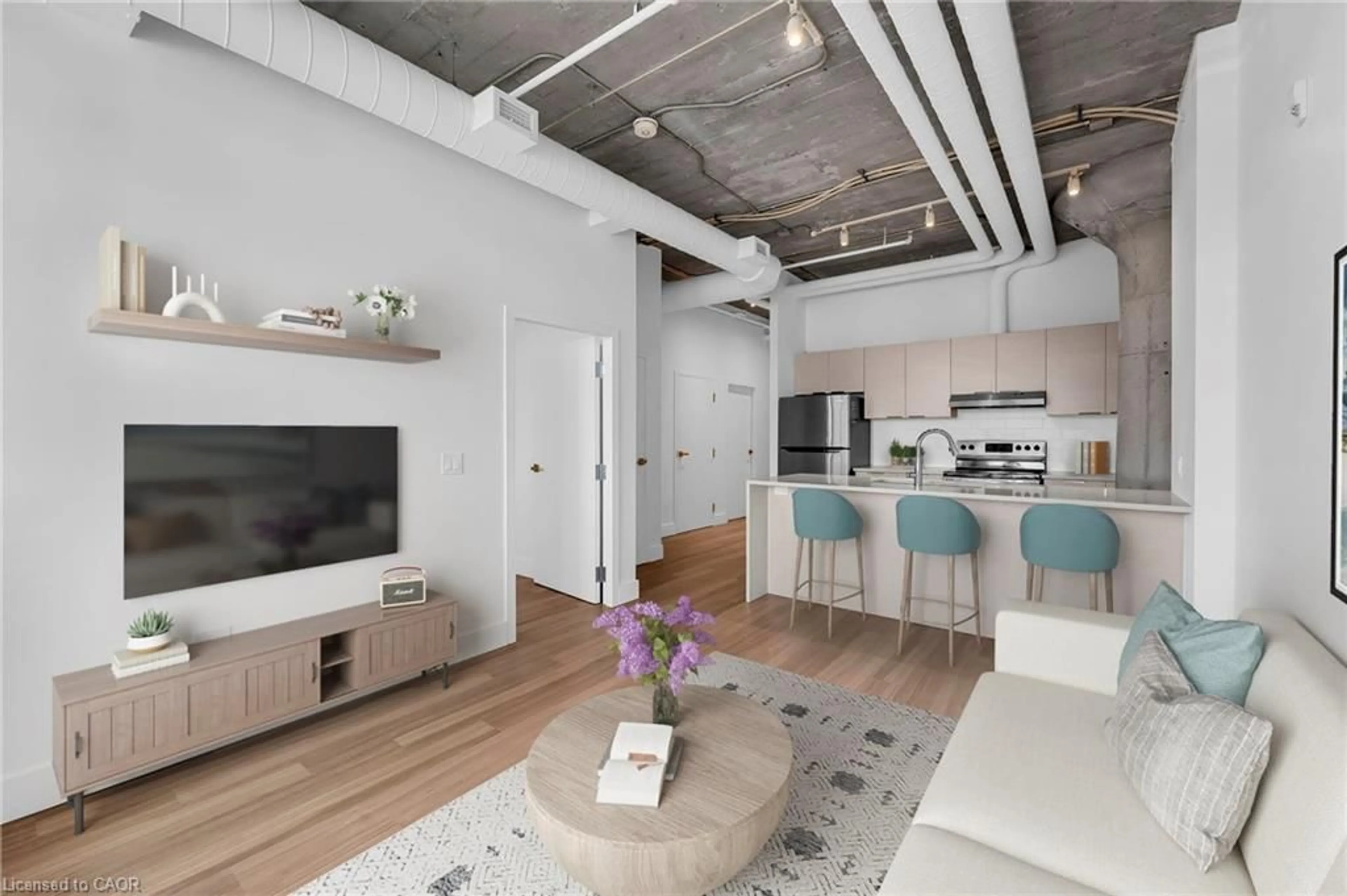 Open concept kitchen, unknown for 120 Huron St #221, Guelph Ontario N1E 0T8