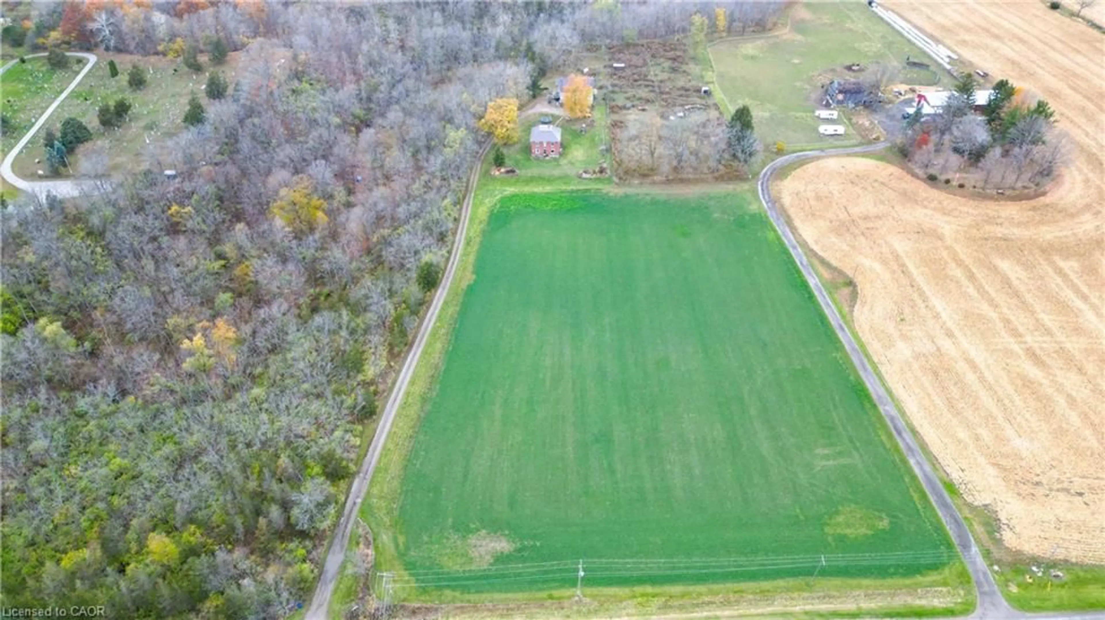 A pic from outside/outdoor area/front of a property/back of a property/a pic from drone, building for 12667 Talbot Trail, Ridgetown Ontario N0P 2C0