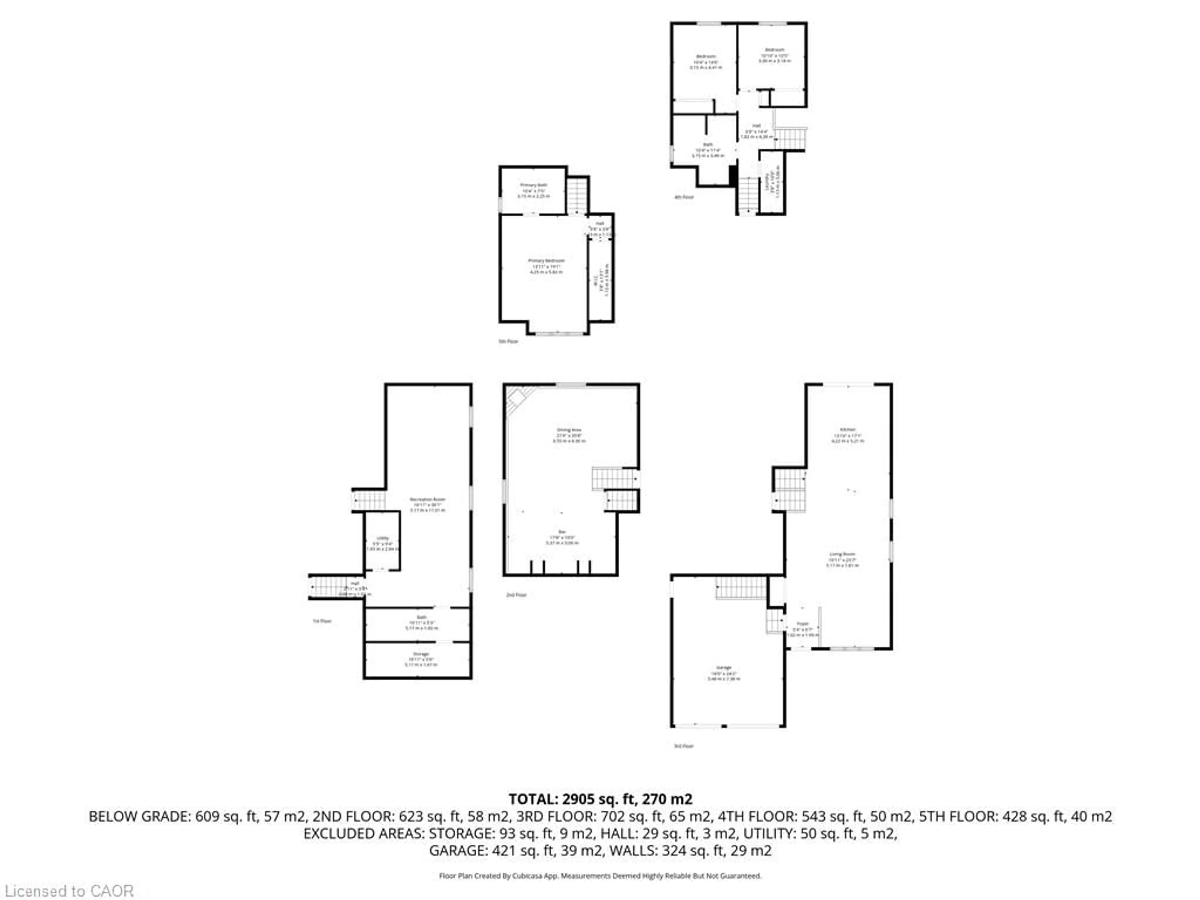 Floor plan for 9147 Hendershot Blvd, Niagara Falls Ontario L2H 0E3