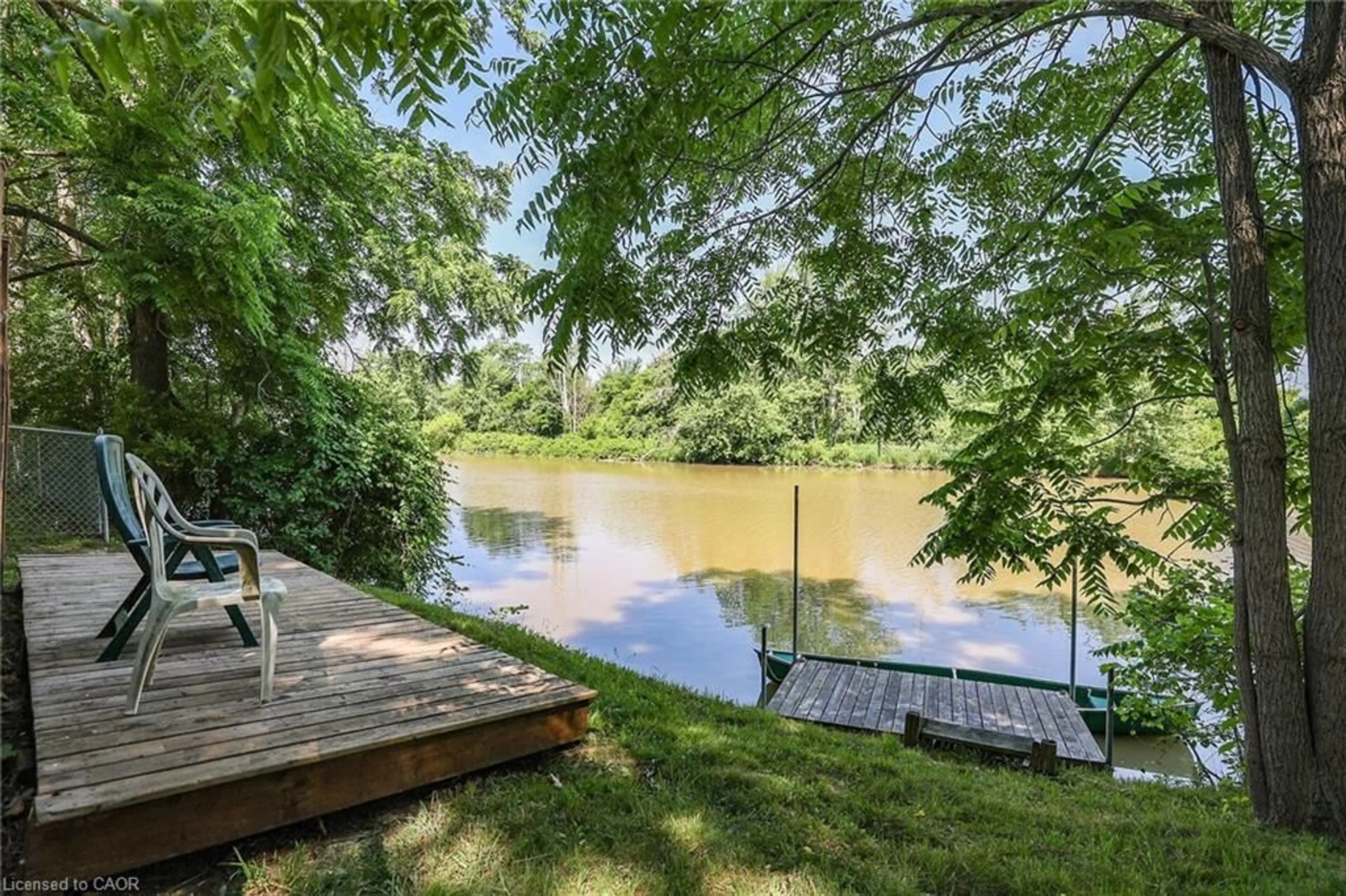 Patio, water/lake/river/ocean view for 73222 #27 Regional Rd, Wellandport Ontario L0R 2J0