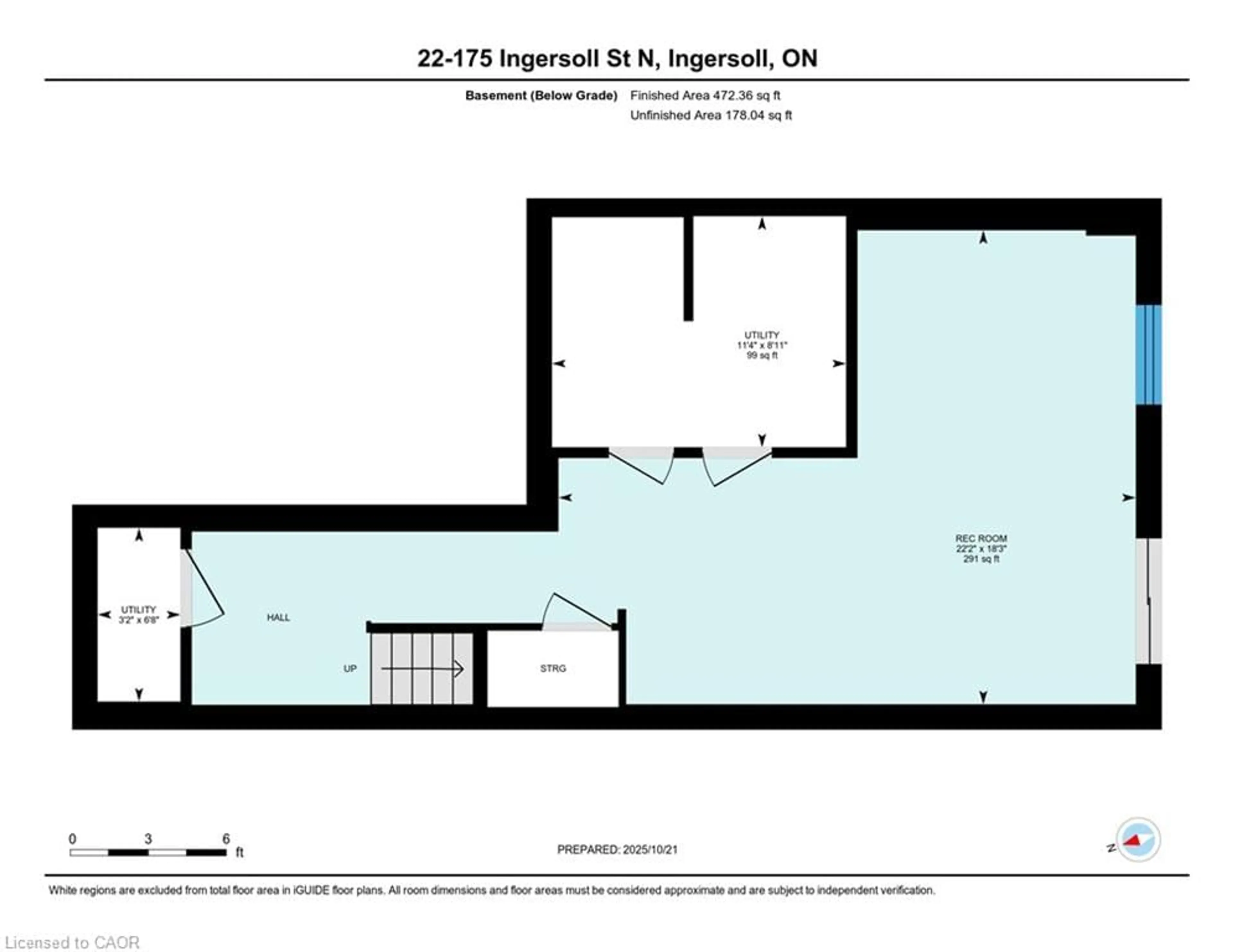 Floor plan for 175 Ingersoll St #22, Ingersoll Ontario N5C 0B9