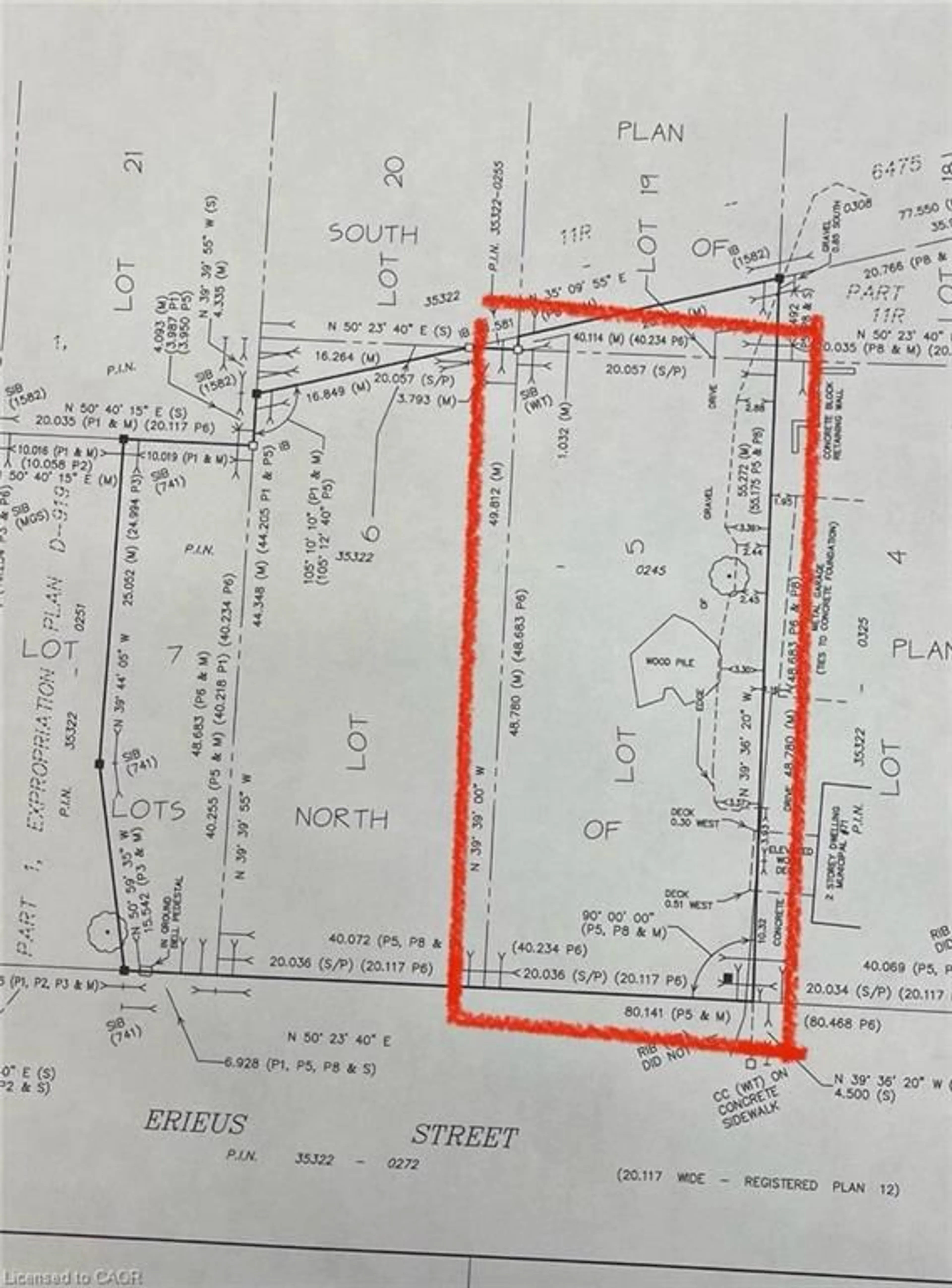 Picture of a map for 67 Robinson St, Port Burwell Ontario N0J 1T0