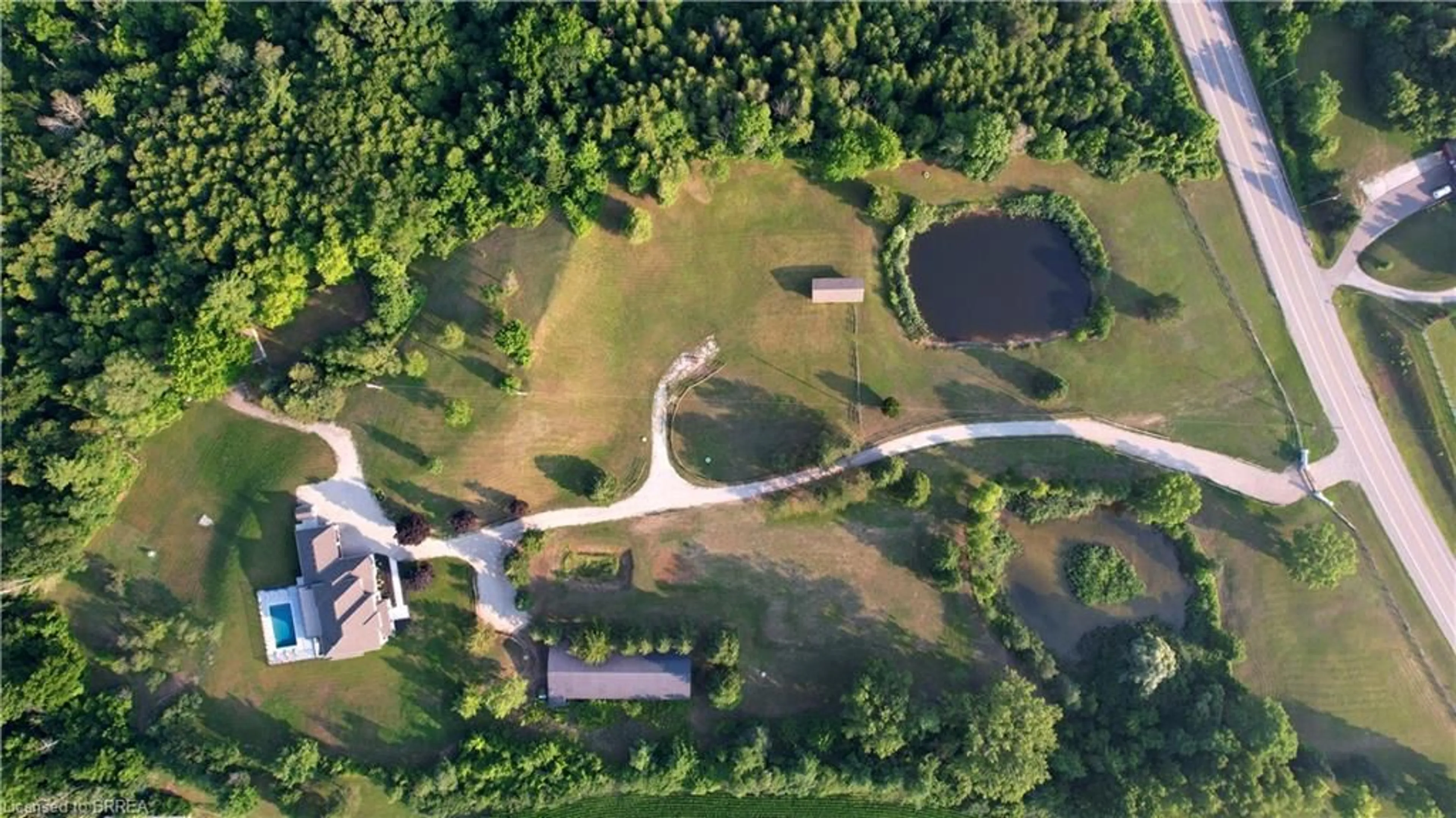 A pic from outside/outdoor area/front of a property/back of a property/a pic from drone, unknown for 30 Highway 2, Princeton Ontario N0J 1V0