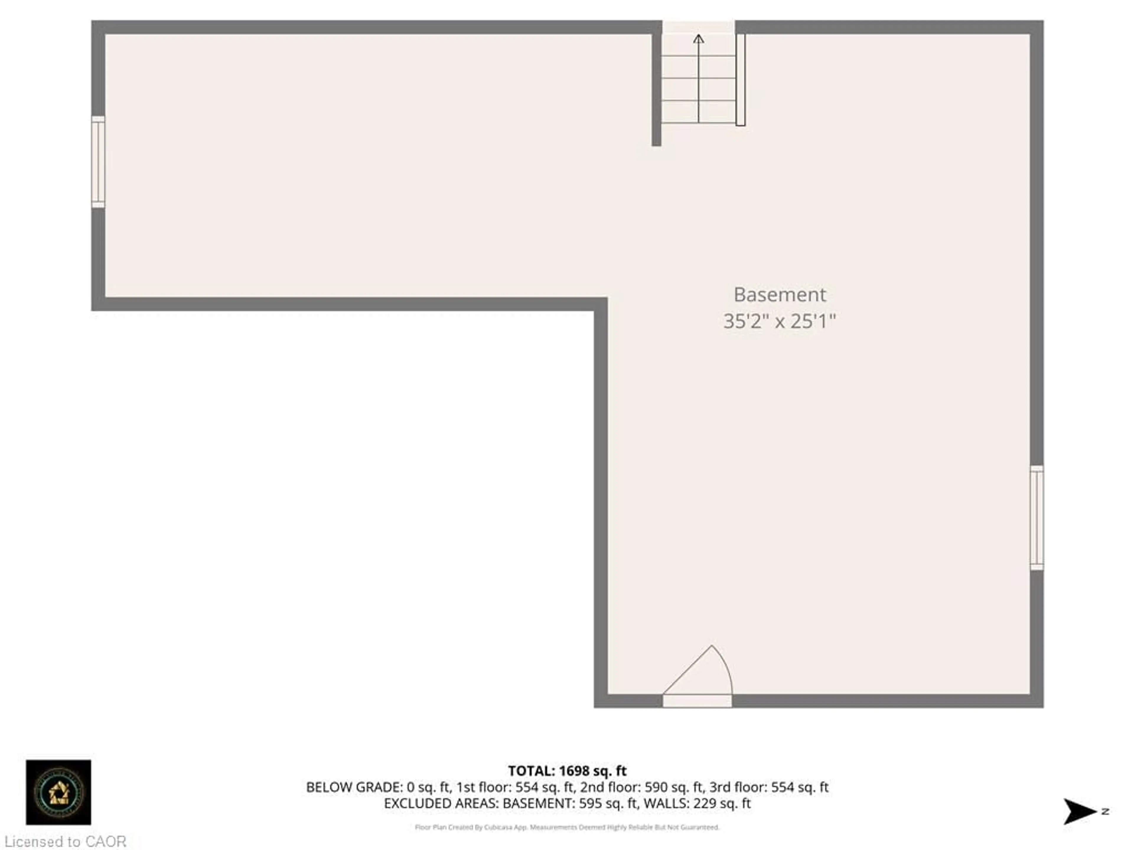 Floor plan for 67 Durham St, Kitchener Ontario N2P 1G5