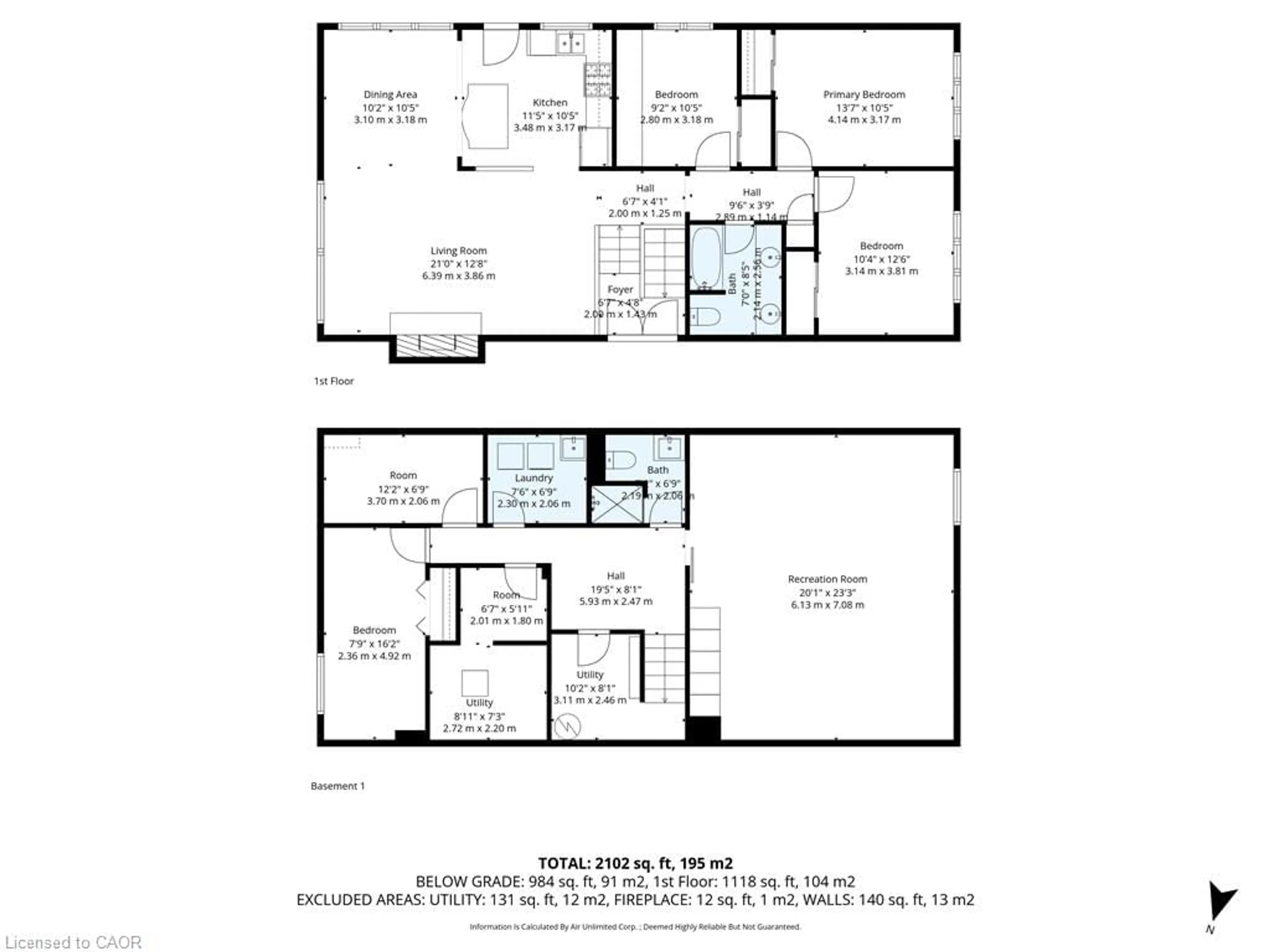 Floor plan for 460 Martin Grove Rd, Etobicoke Ontario M9B 4M4