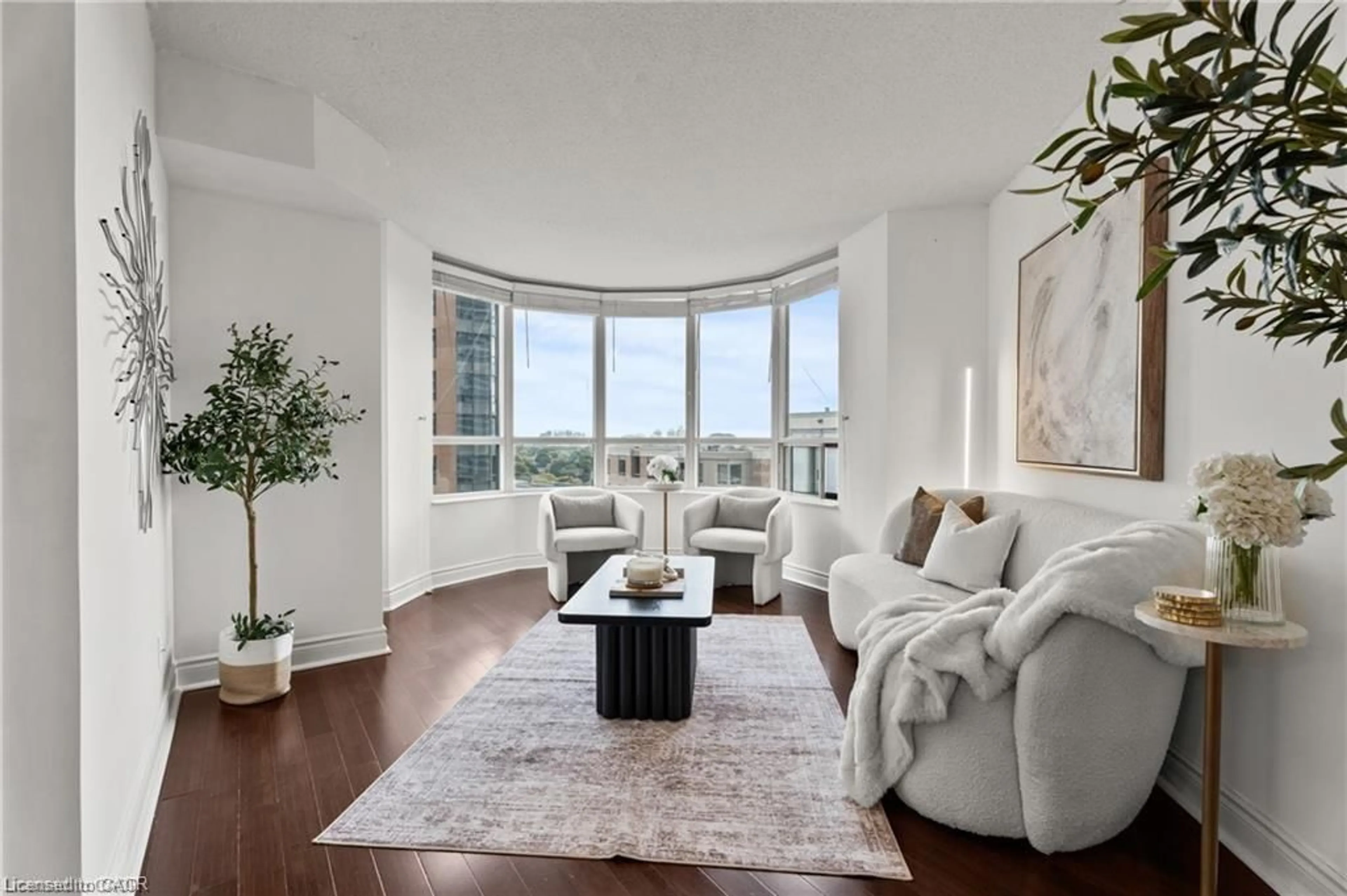 Living room with furniture, unknown for 15 Northtown Way #1222, Toronto Ontario M2N 7A2