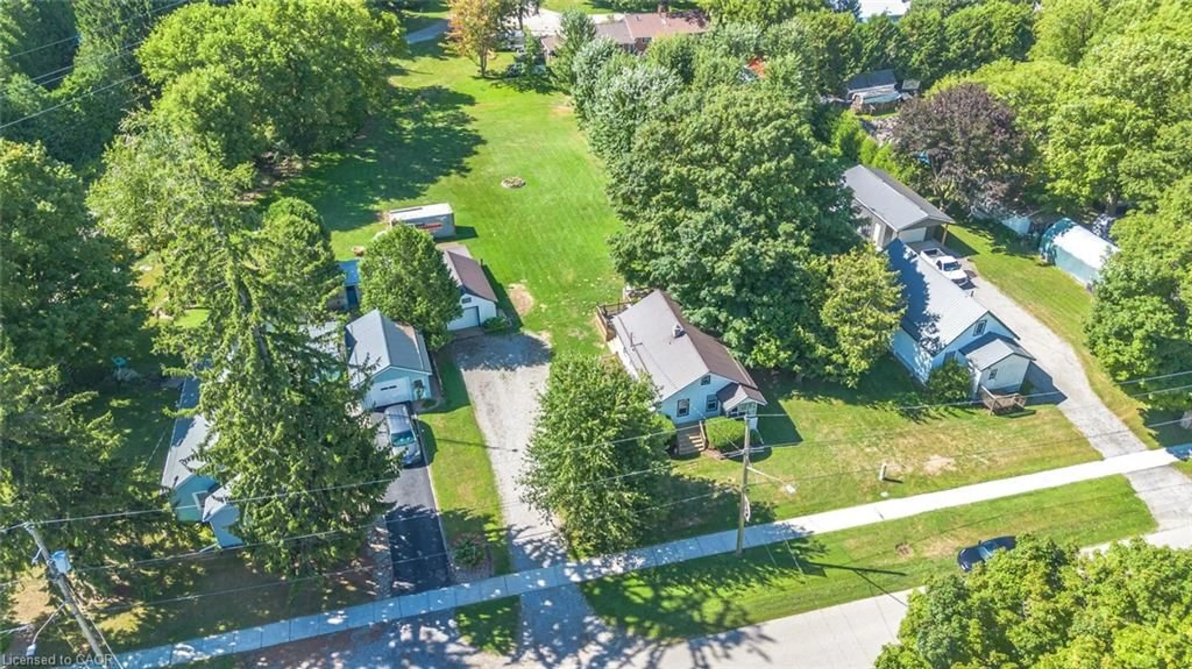 A pic from outside/outdoor area/front of a property/back of a property/a pic from drone, street for 57121 Eden Line, Eden Ontario N0J 1H0
