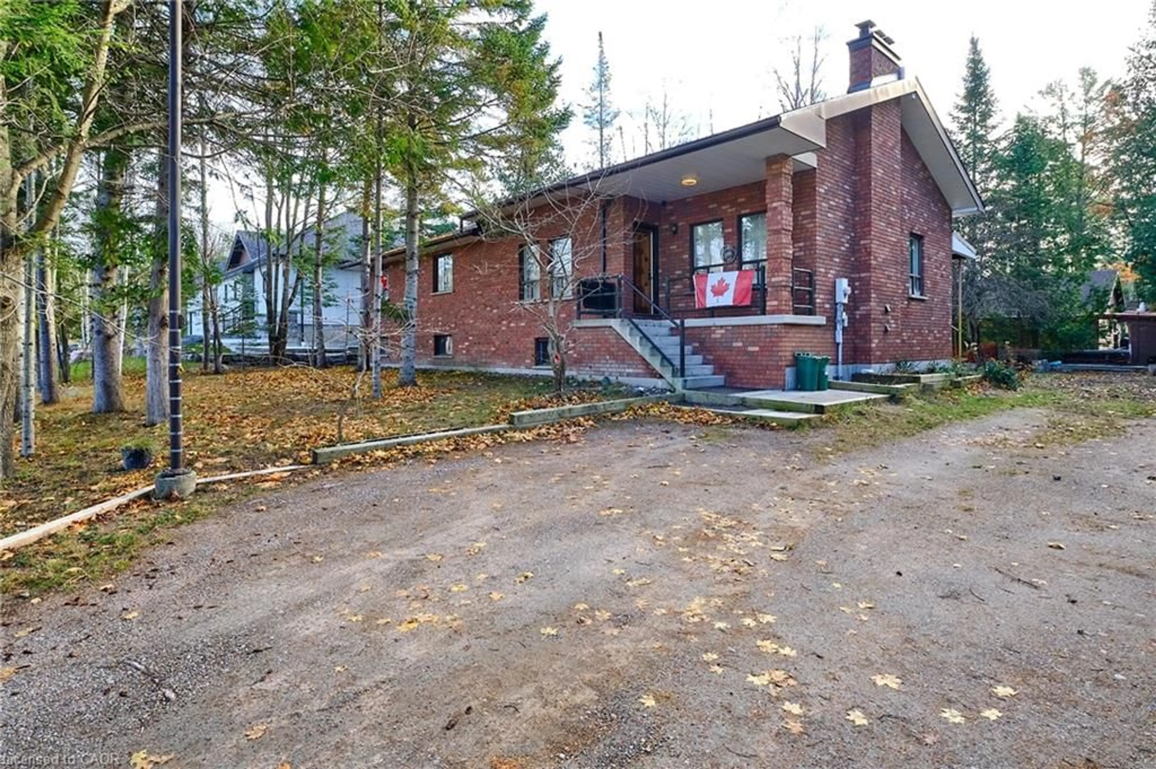 Home with brick exterior material, street for 13 Balsam Ave, Woodland Beach Ontario L0L 2T0