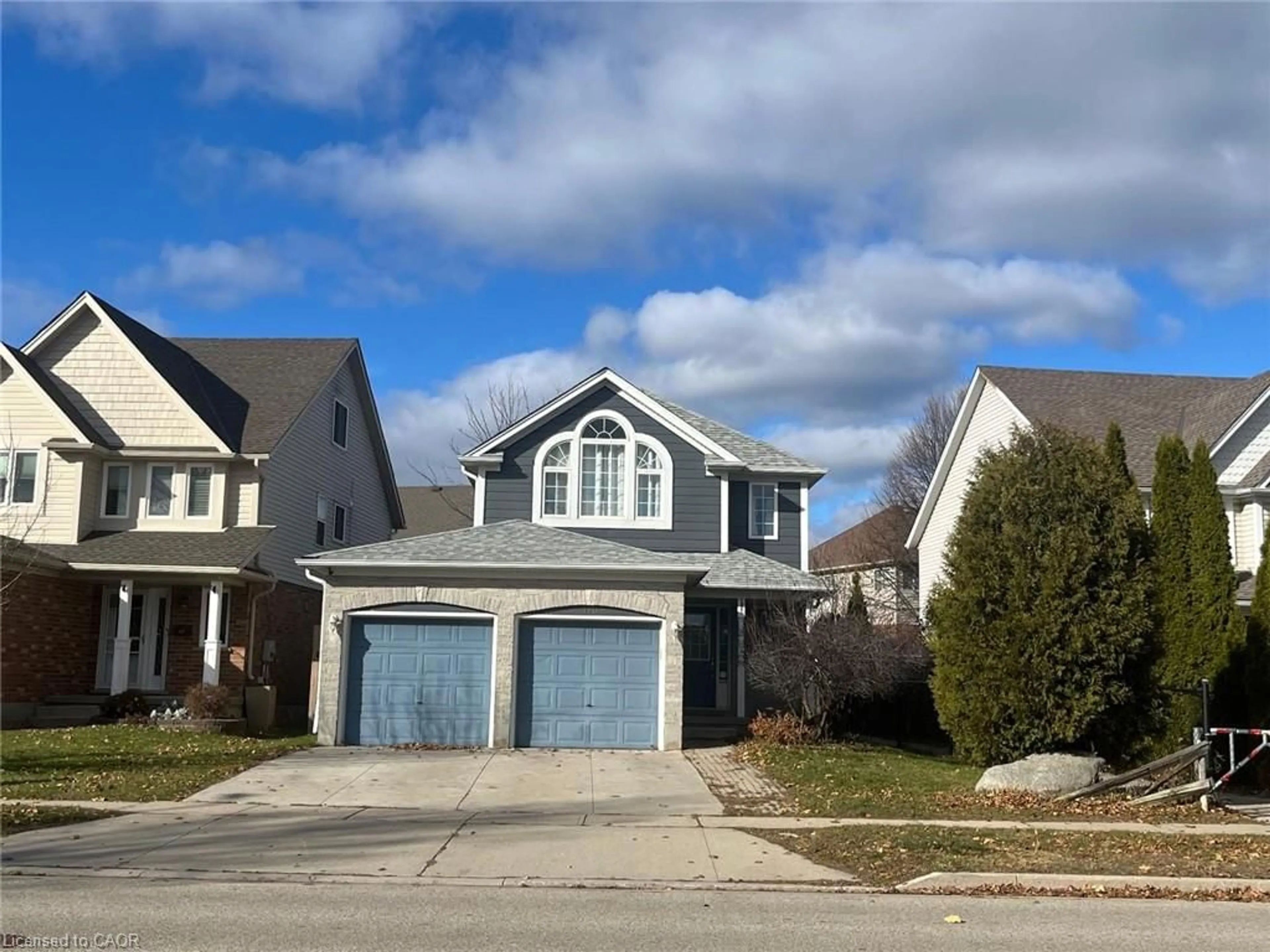 Home with vinyl exterior material, street for 110 Adler Dr, Cambridge Ontario N3C 4B7