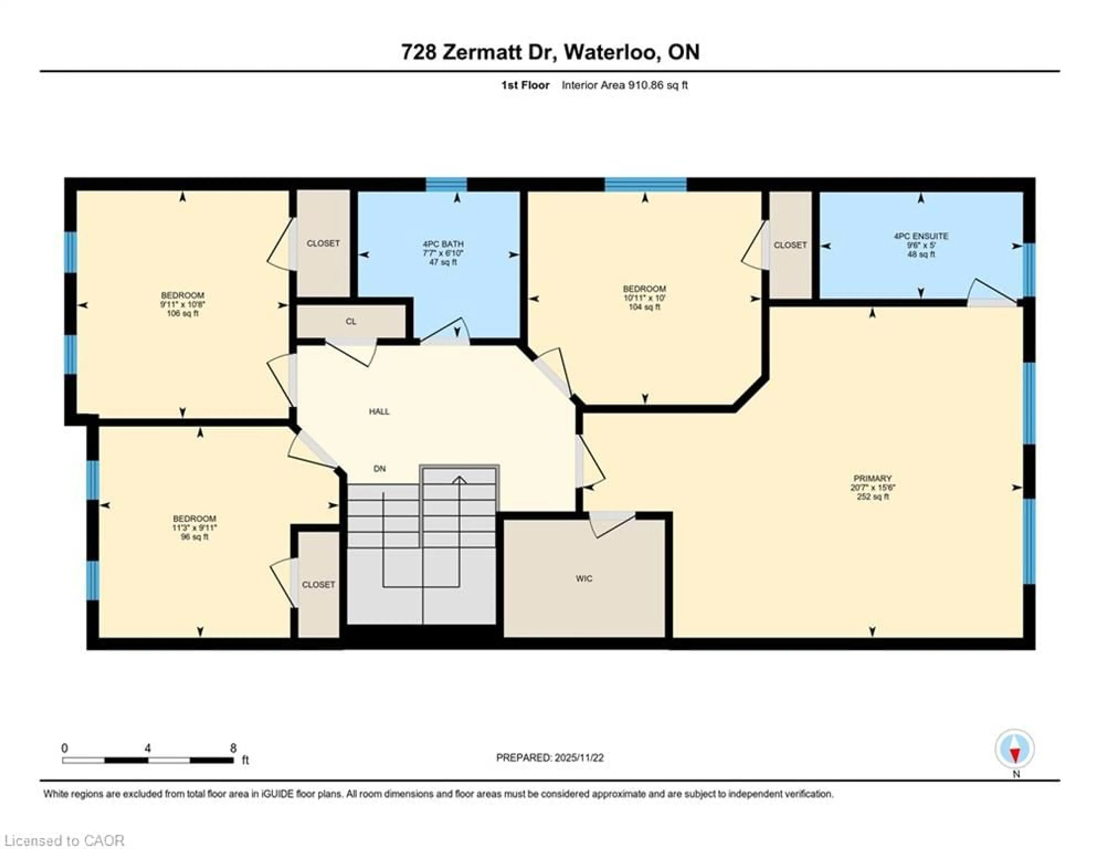 Floor plan for 728 Zermatt Dr, Waterloo Ontario N2T 2W7