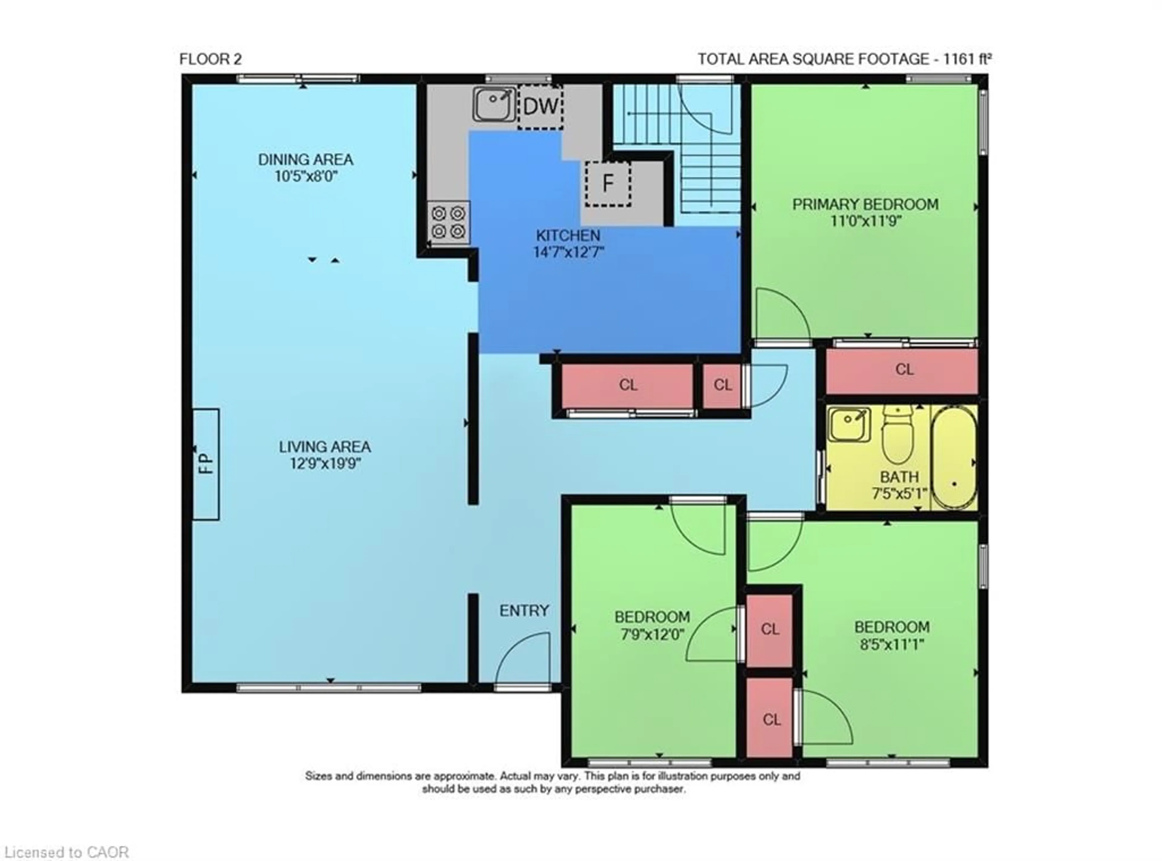 Floor plan for 181 West 18th St, Hamilton Ontario L9C 4G7