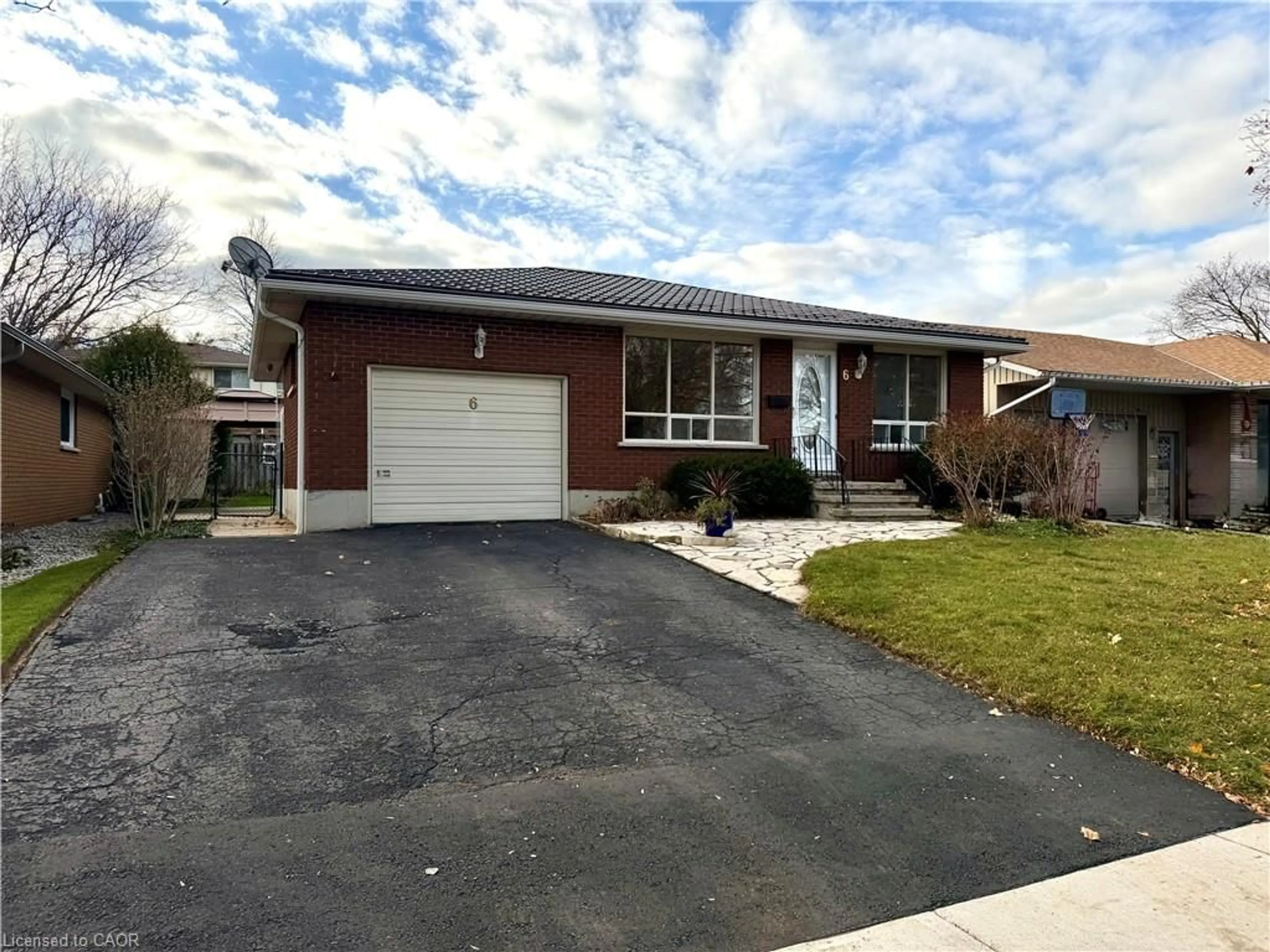Home with brick exterior material, street for 6 Burdock Blvd, Brantford Ontario N3R 6B6