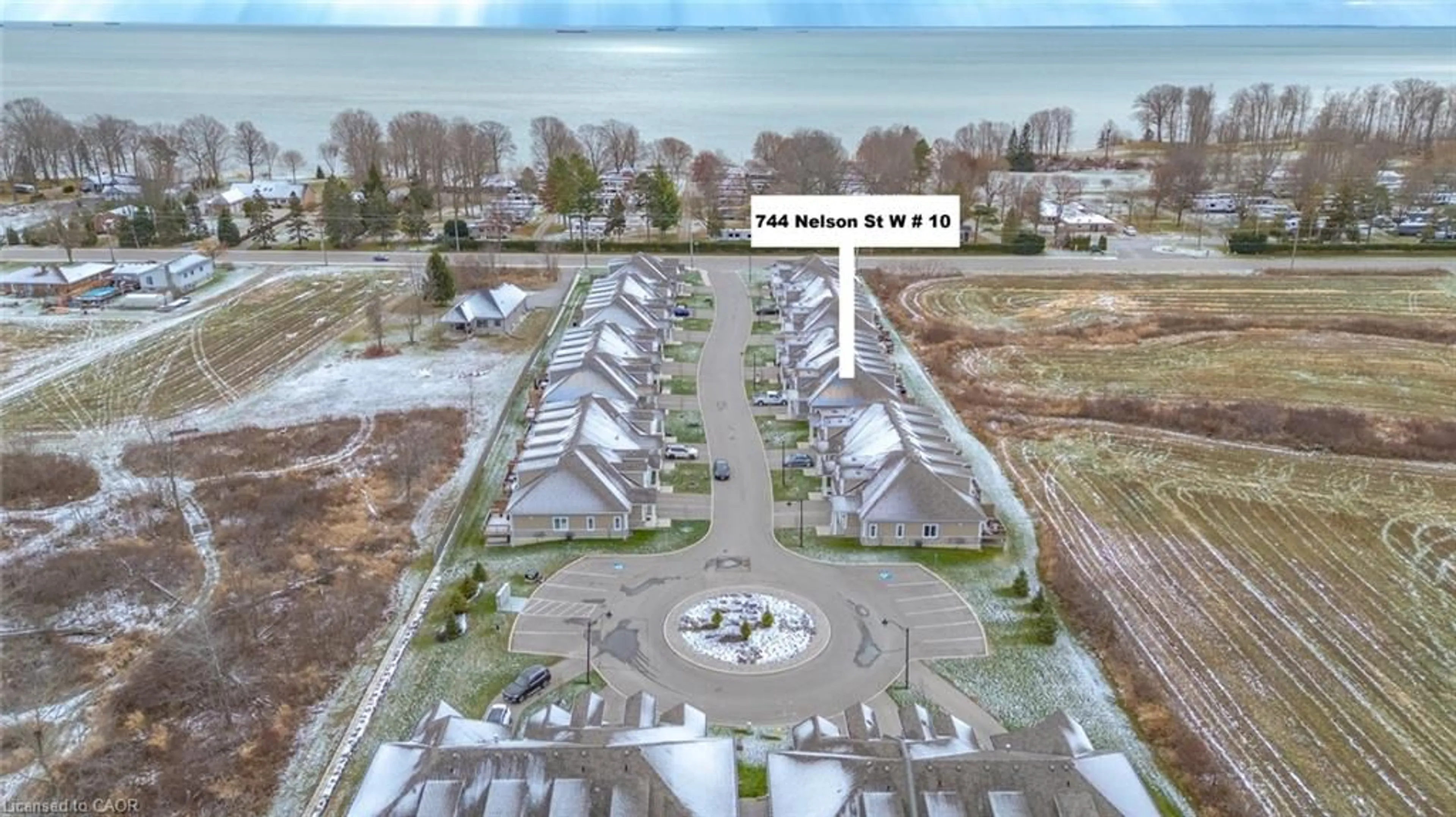 A pic from outside/outdoor area/front of a property/back of a property/a pic from drone, unknown for 744 Nelson St #10, Port Dover Ontario N0A 1N0