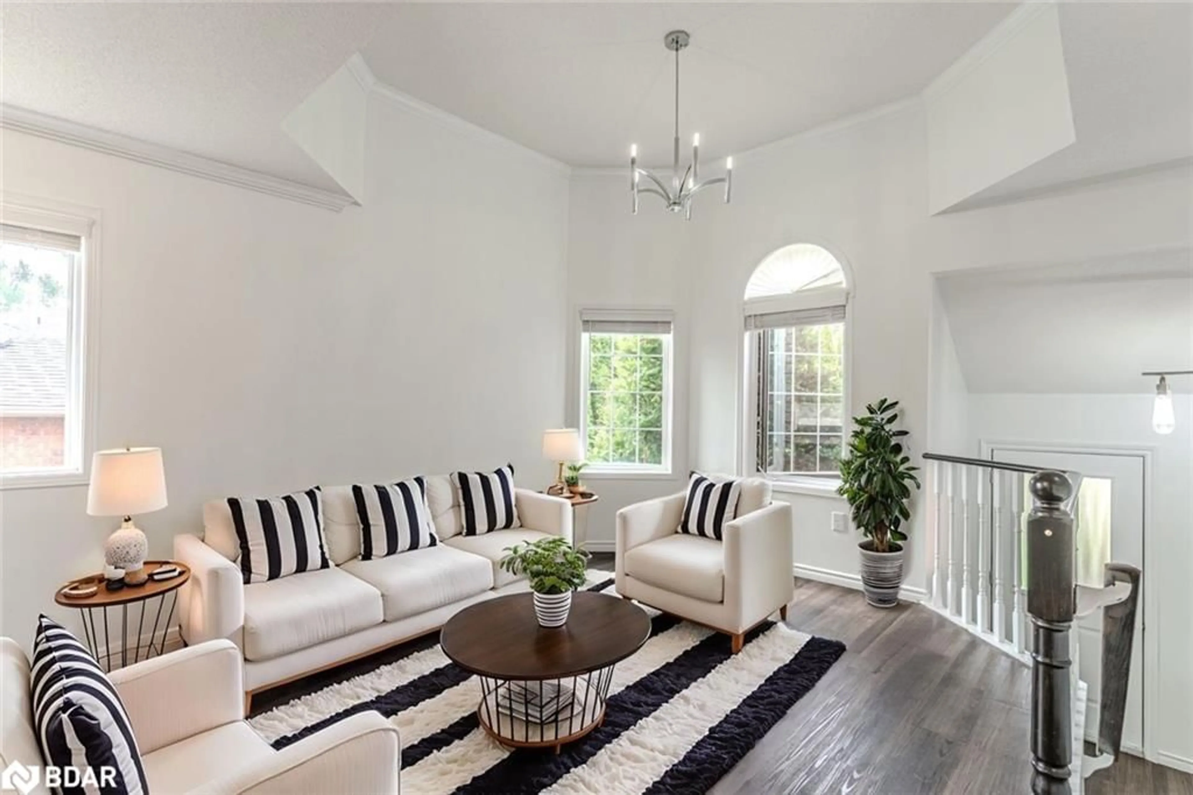 Living room with furniture, unknown for 51 Golden Eagle Way, Barrie Ontario L4M 6P8