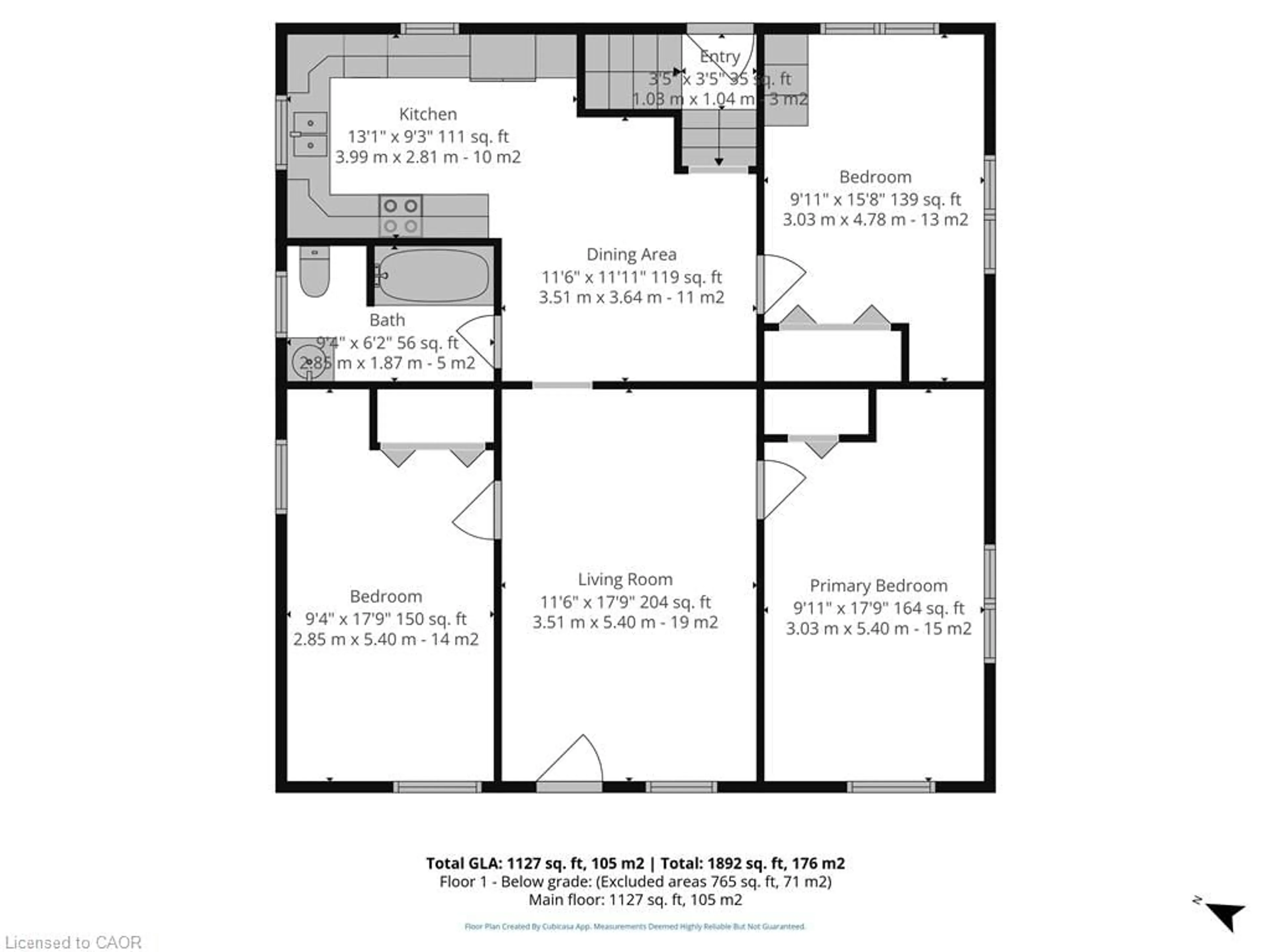 Floor plan for 1538 Forestry Farm Rd, Langton Ontario N0E 1G0