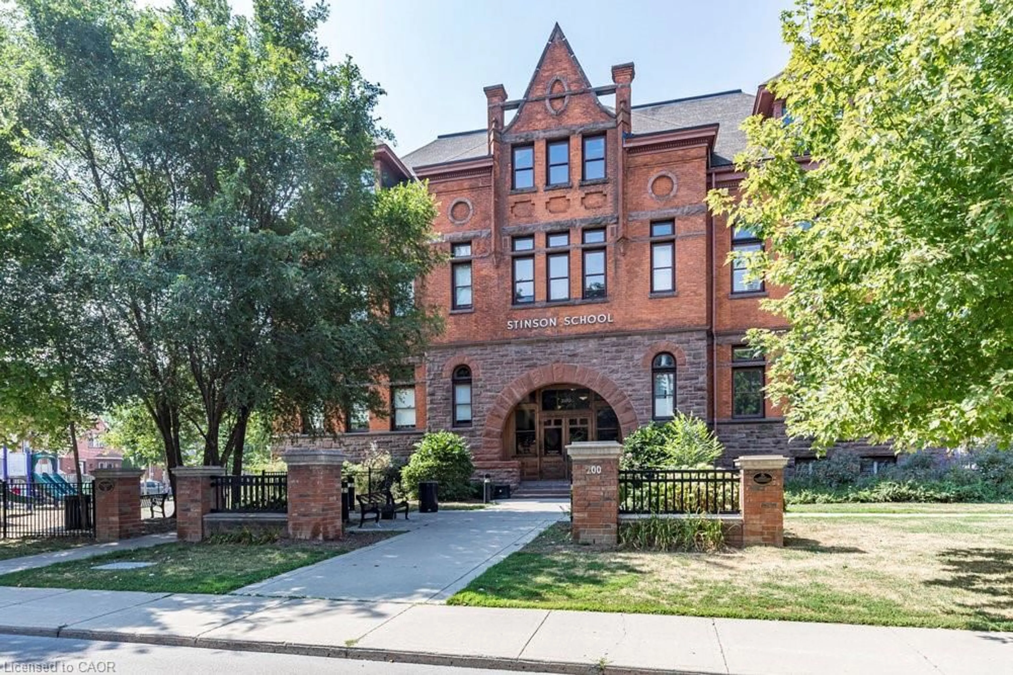 Home with brick exterior material, street for 200 Stinson St #217, Hamilton Ontario L8N 4J5