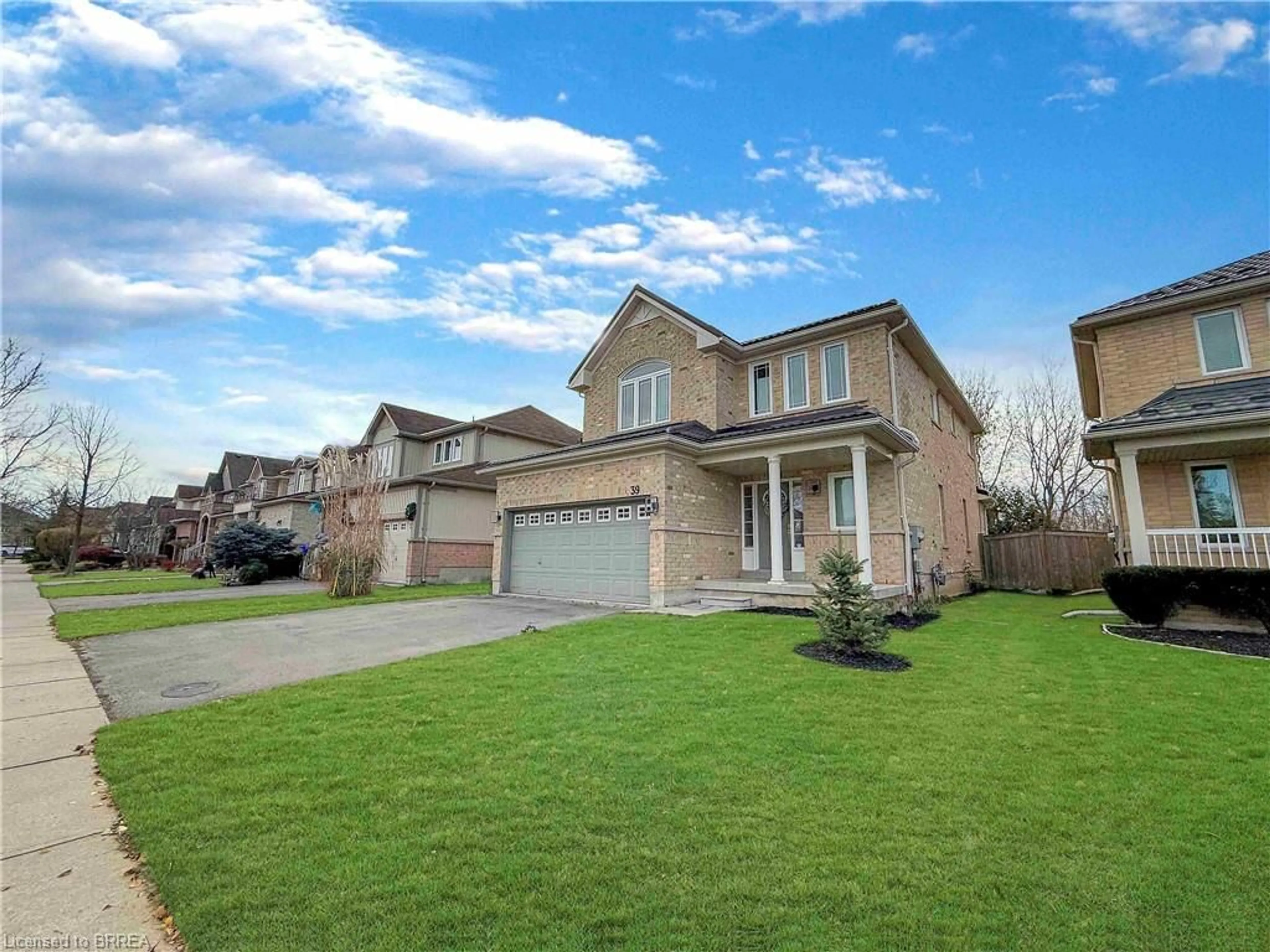 Home with brick exterior material, street for 39 Barrett Ave, Brantford Ontario N3S 0B5