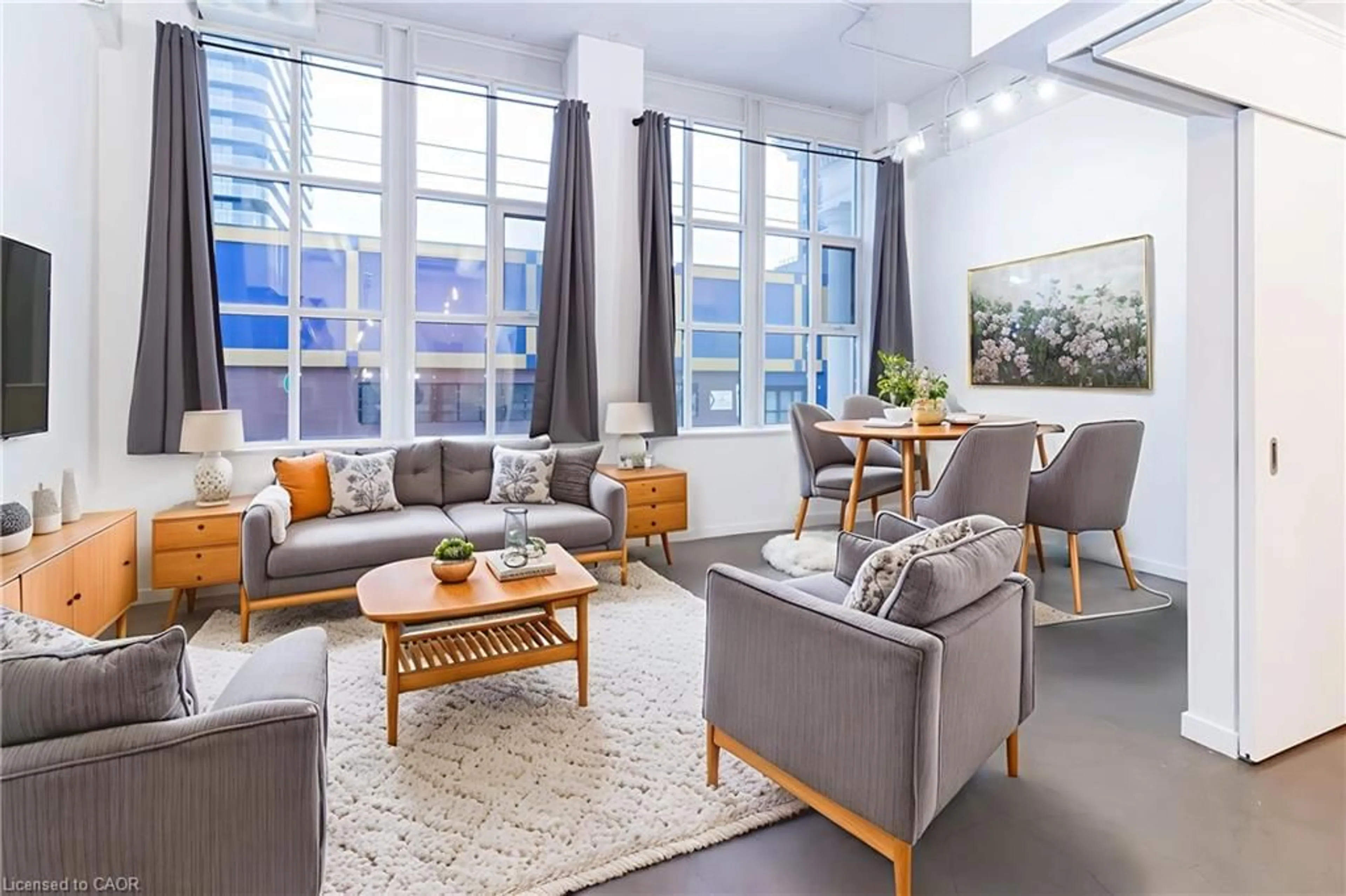 Living room with furniture, unknown for 404 King St #116, Kitchener Ontario N2G 2L5