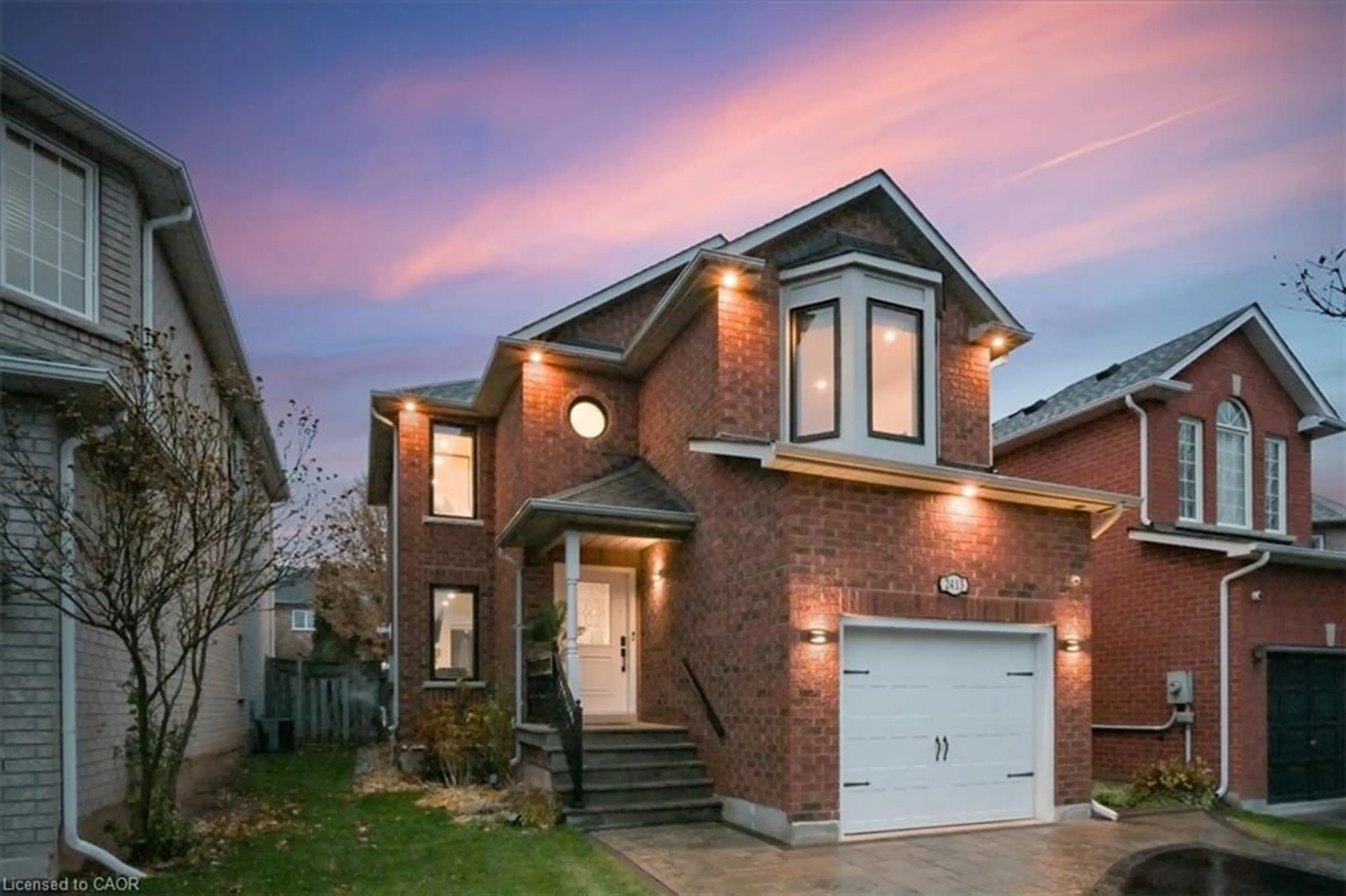 Home with brick exterior material, street for 2413 Gladstone Ave, Oakville Ontario L6H 6P2