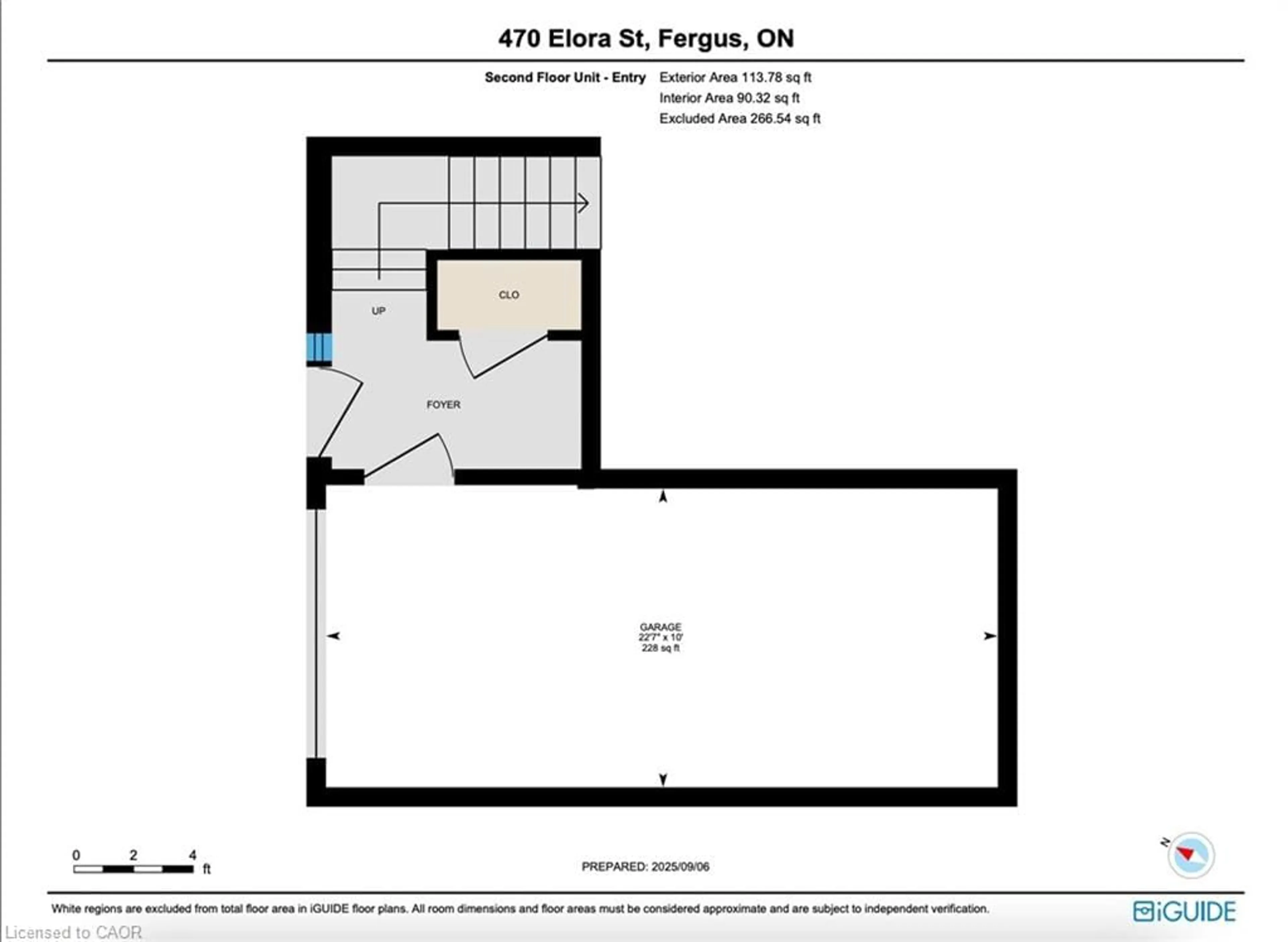 Floor plan for 470 Elora St, Fergus Ontario N1M 1Y8