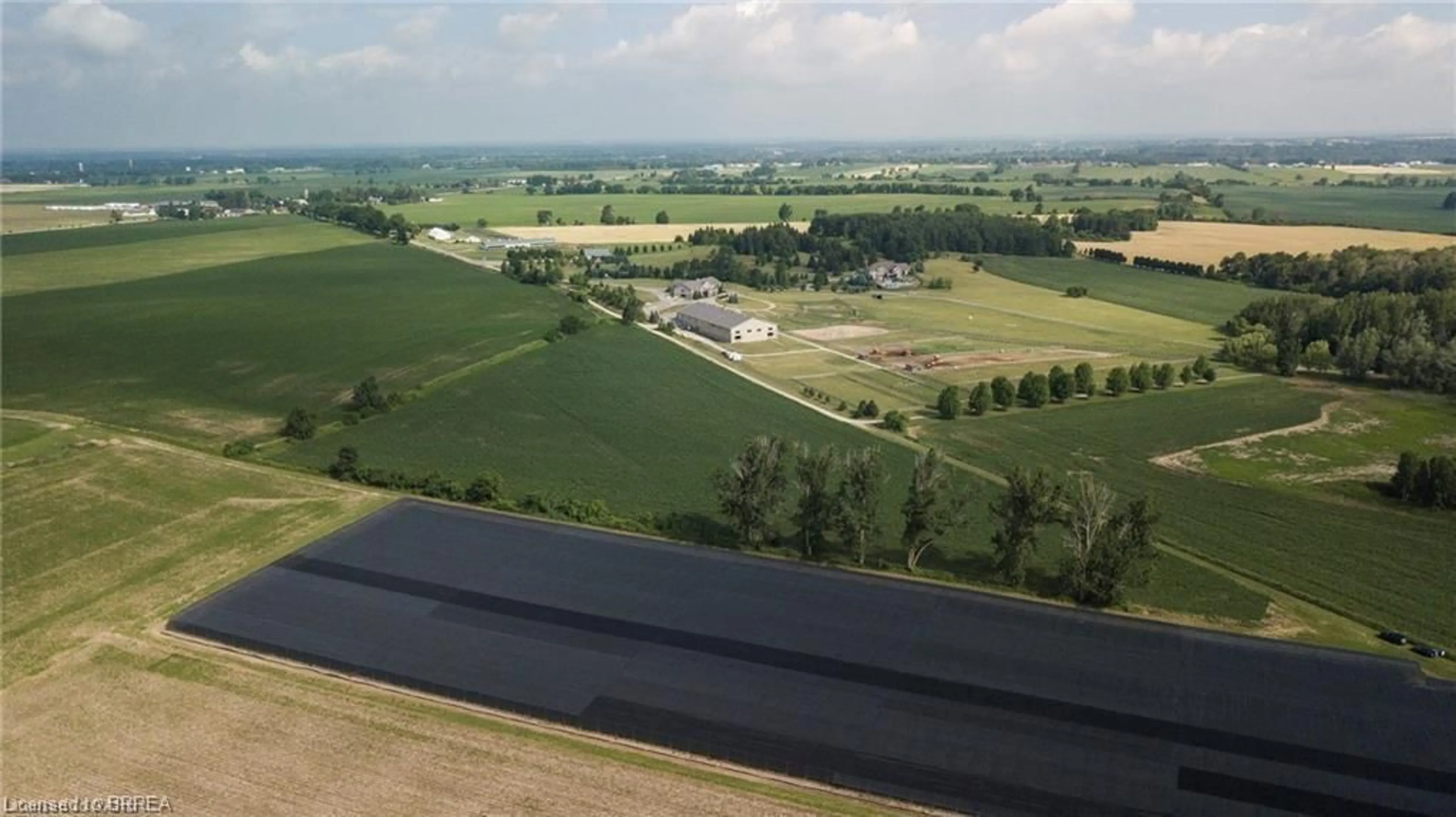 A pic from outside/outdoor area/front of a property/back of a property/a pic from drone, mountain view for PT LOT 2 Peavinery Rd, Burford Ontario N0E 1L0