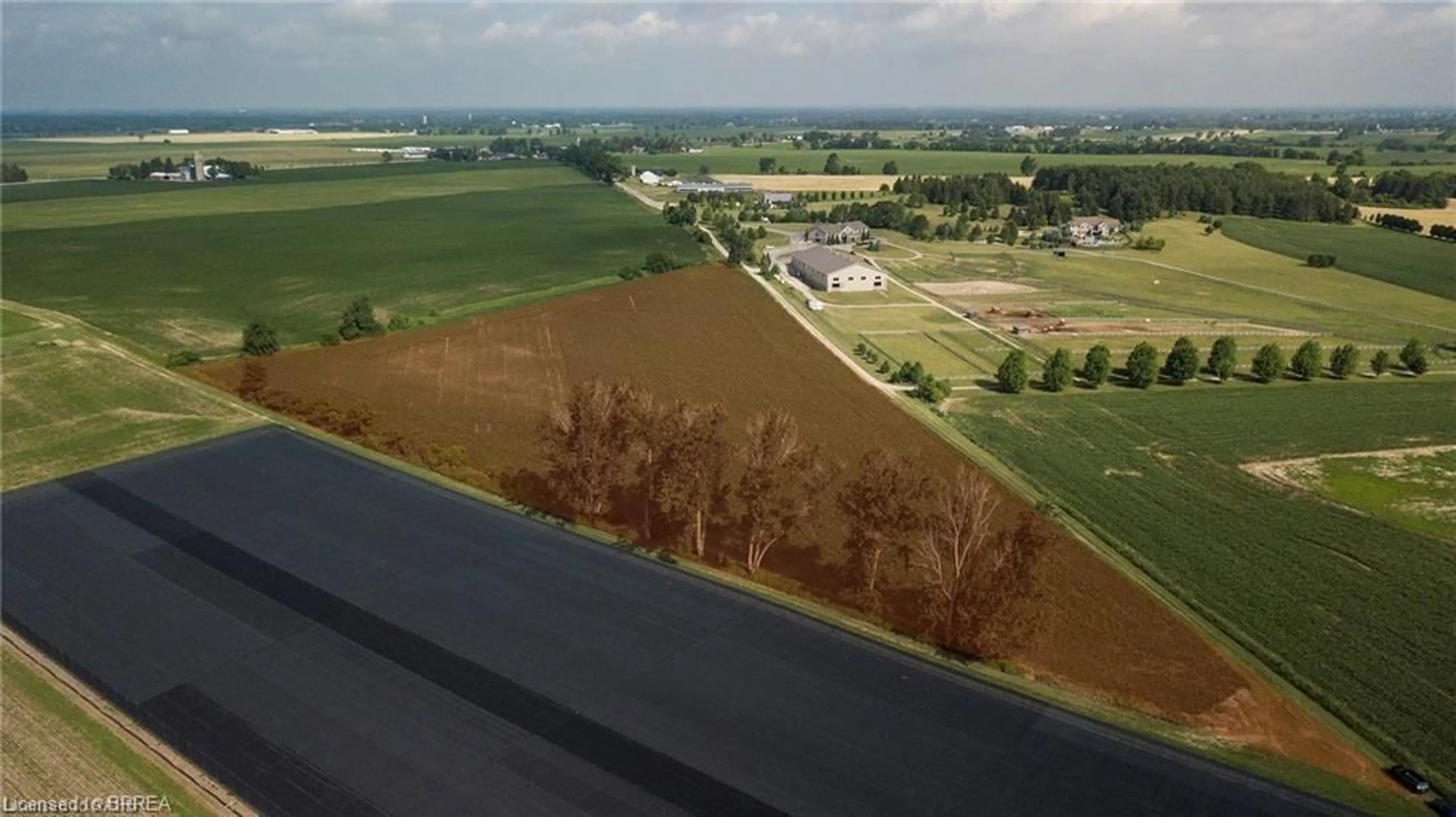 A pic from outside/outdoor area/front of a property/back of a property/a pic from drone, city buildings view from balcony for PT LOT 2 Peavinery Rd, Burford Ontario N0E 1L0