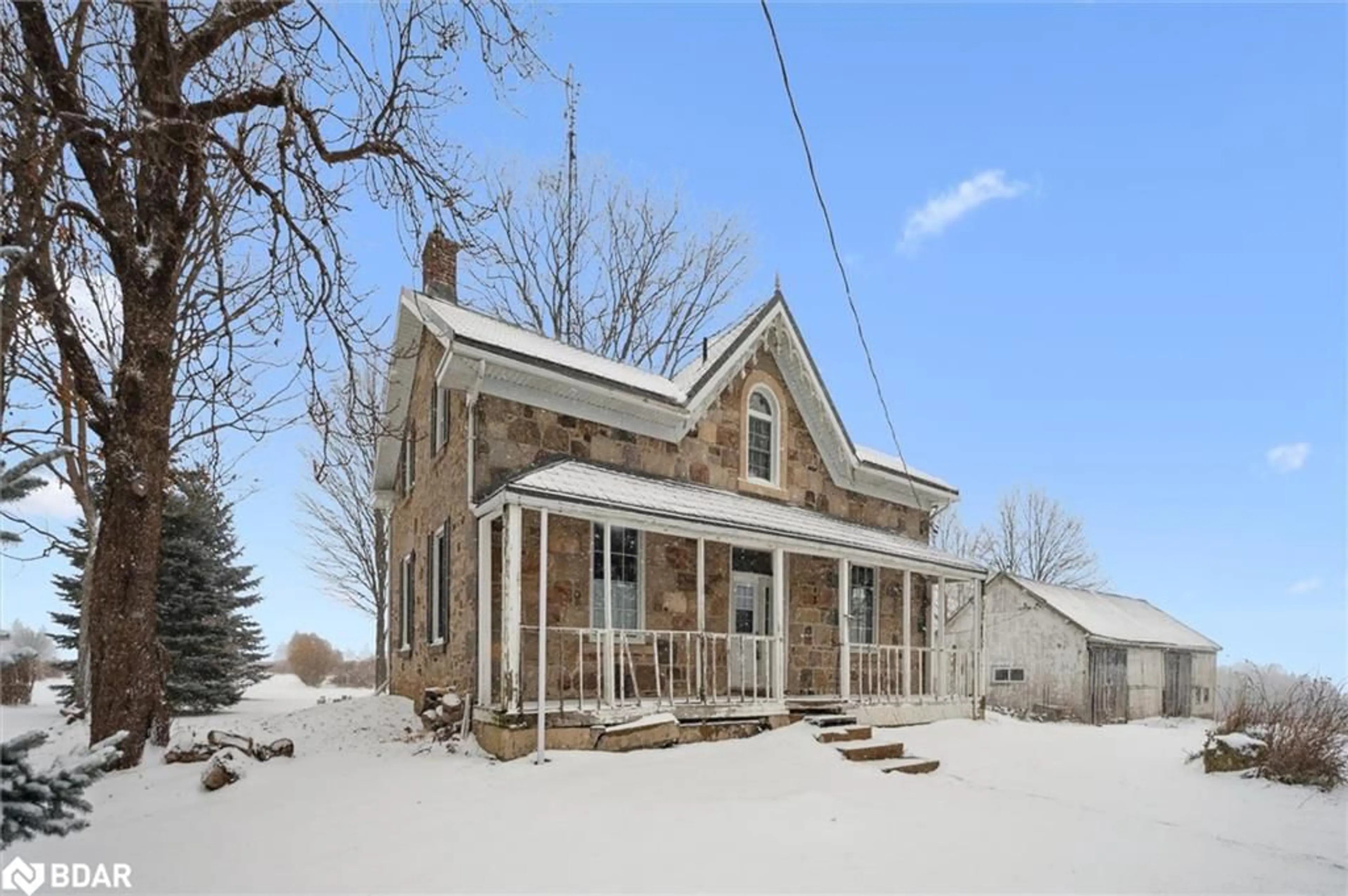 Home with brick exterior material, street for 5877 Highway 6 Rd, Guelph Ontario N1H 6J2