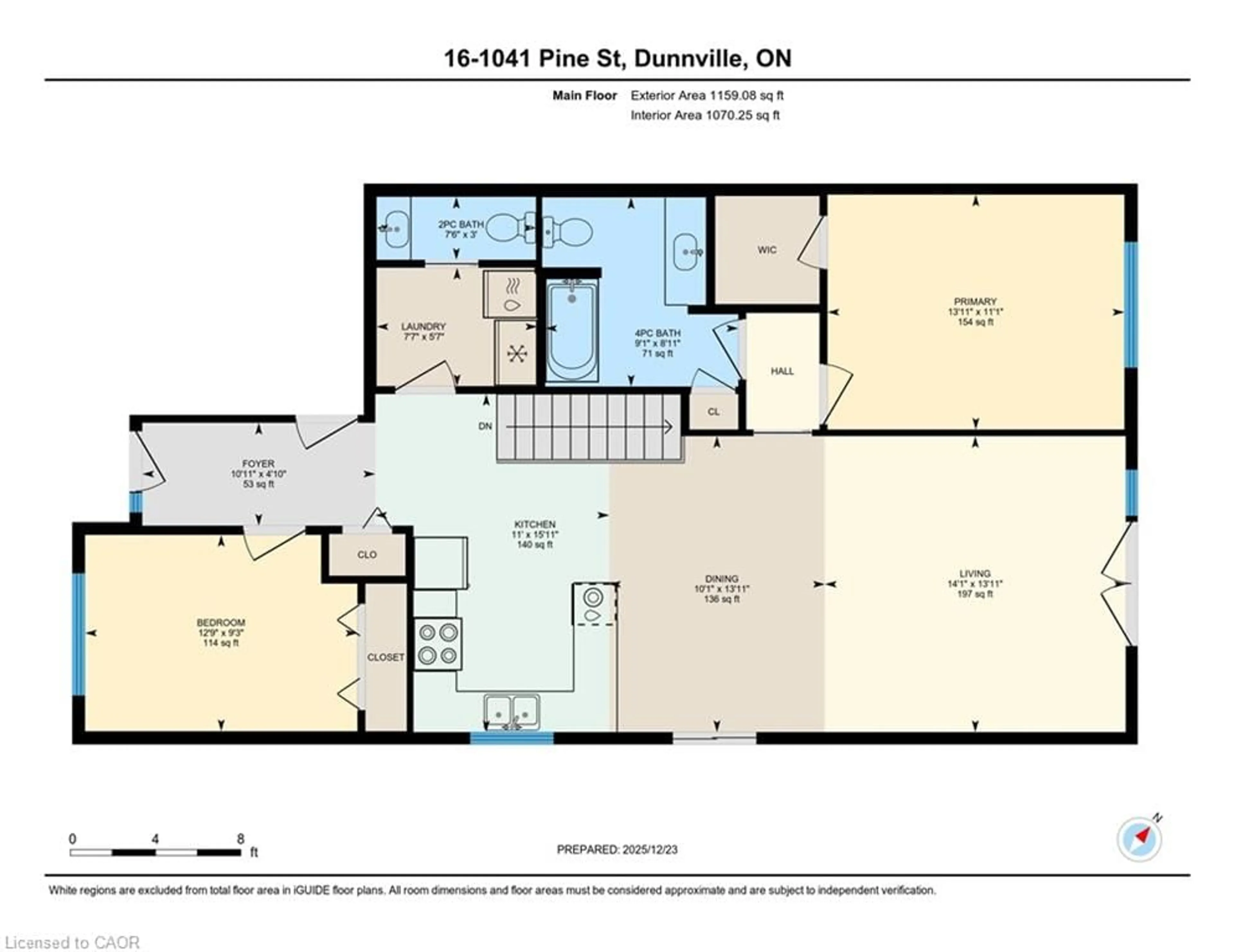 Floor plan for 1041 Pine St #16, Dunnville Ontario N1A 2N1