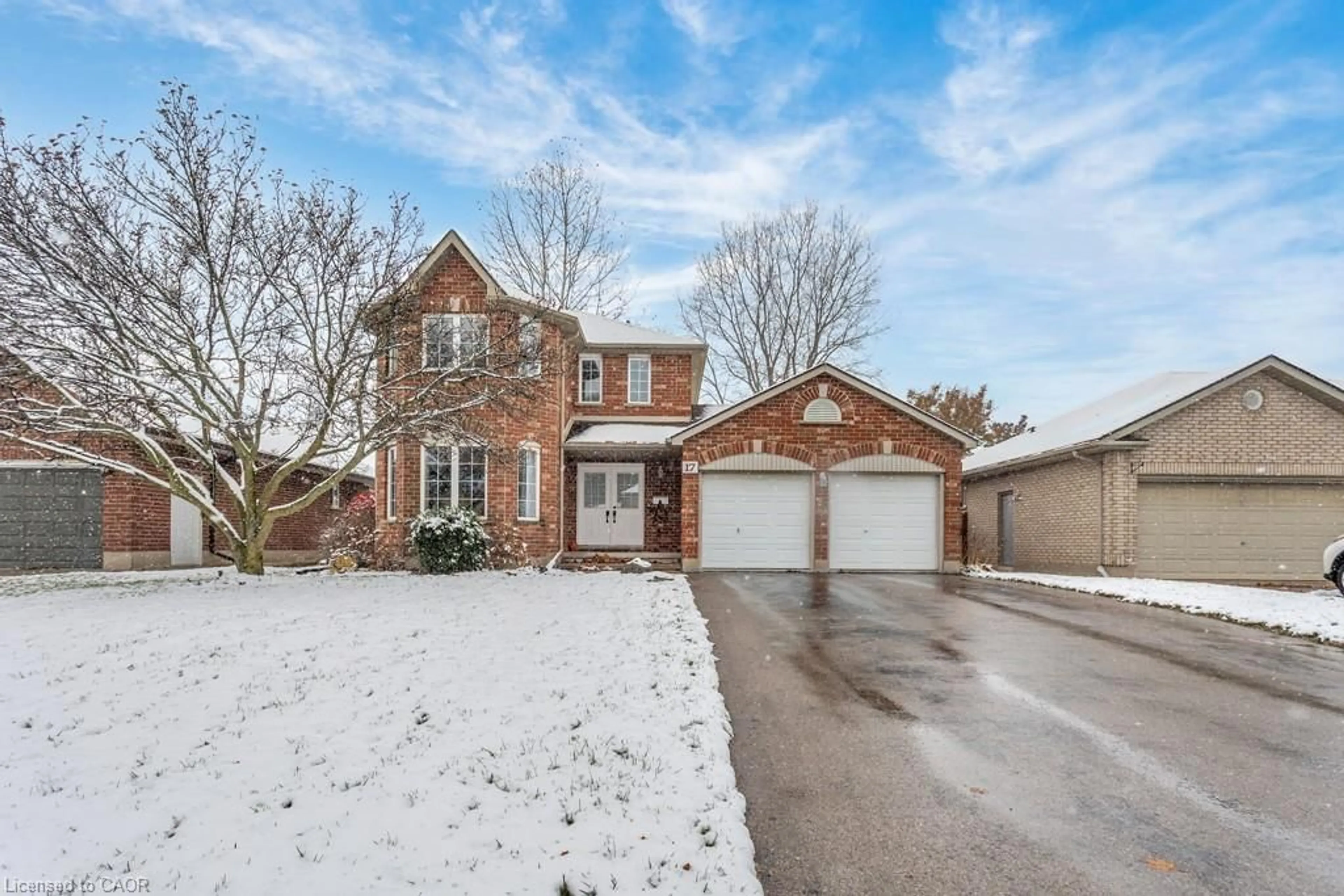 Home with brick exterior material, street for 17 Dogwood Dr, Tillsonburg Ontario N4G 5S5