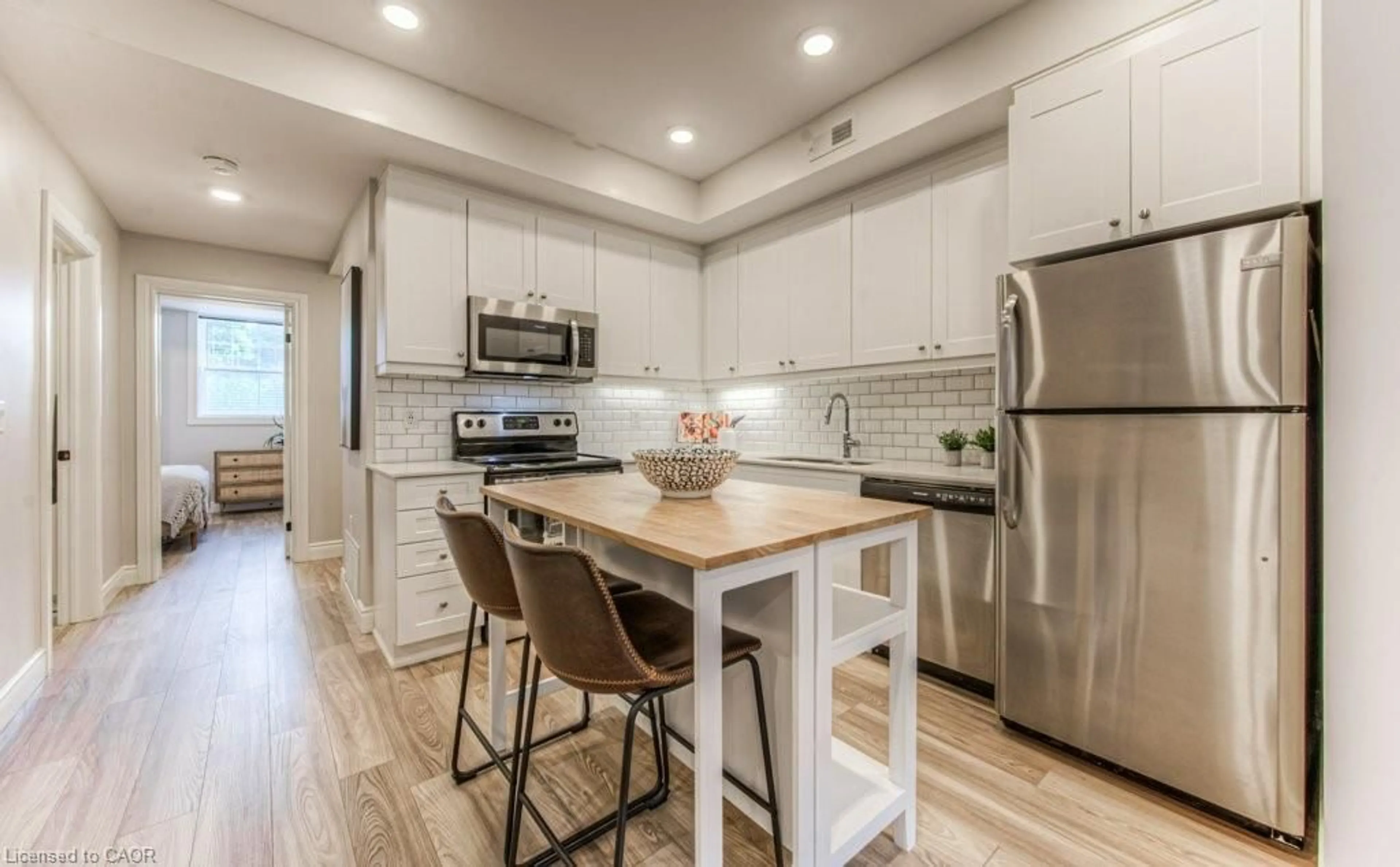 Open concept kitchen, unknown for 112 Union St #A103, Waterloo Ontario N2J 1C5