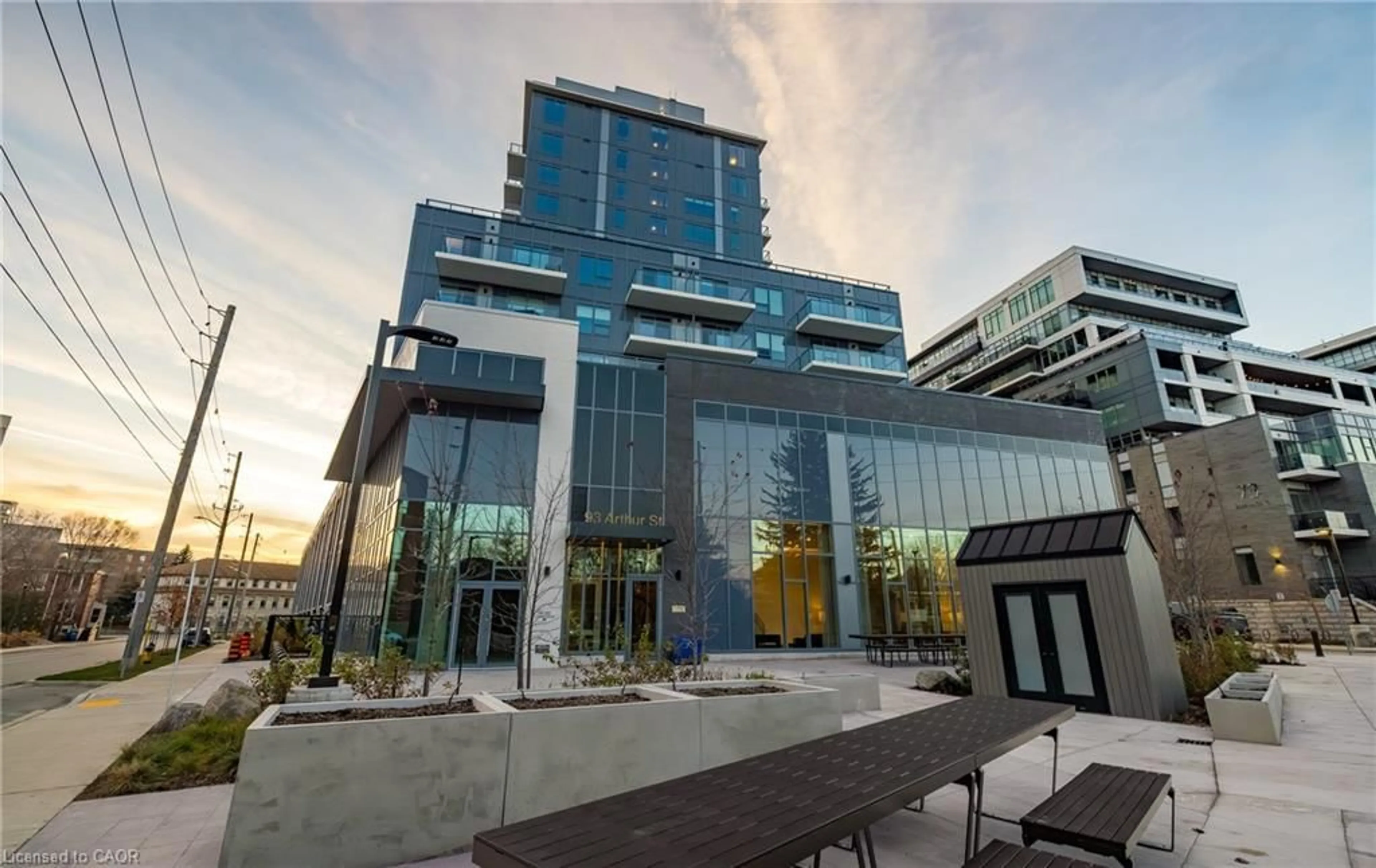 Patio, building for 93 Arthur St #1302, Wellington Ontario N1E 0T3