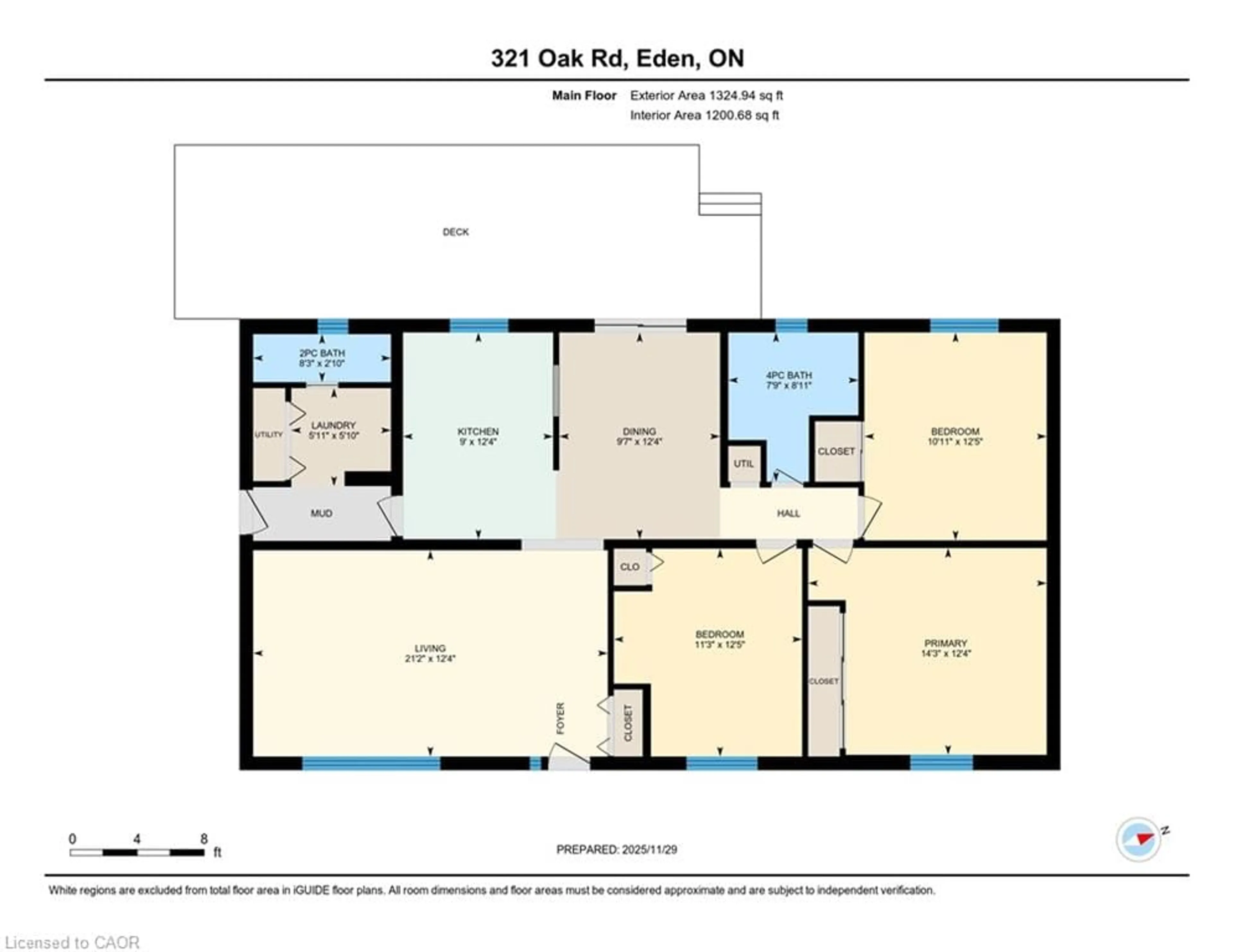 Floor plan for 10085 Culloden Rd #321, Eden Ontario N0J 1H0
