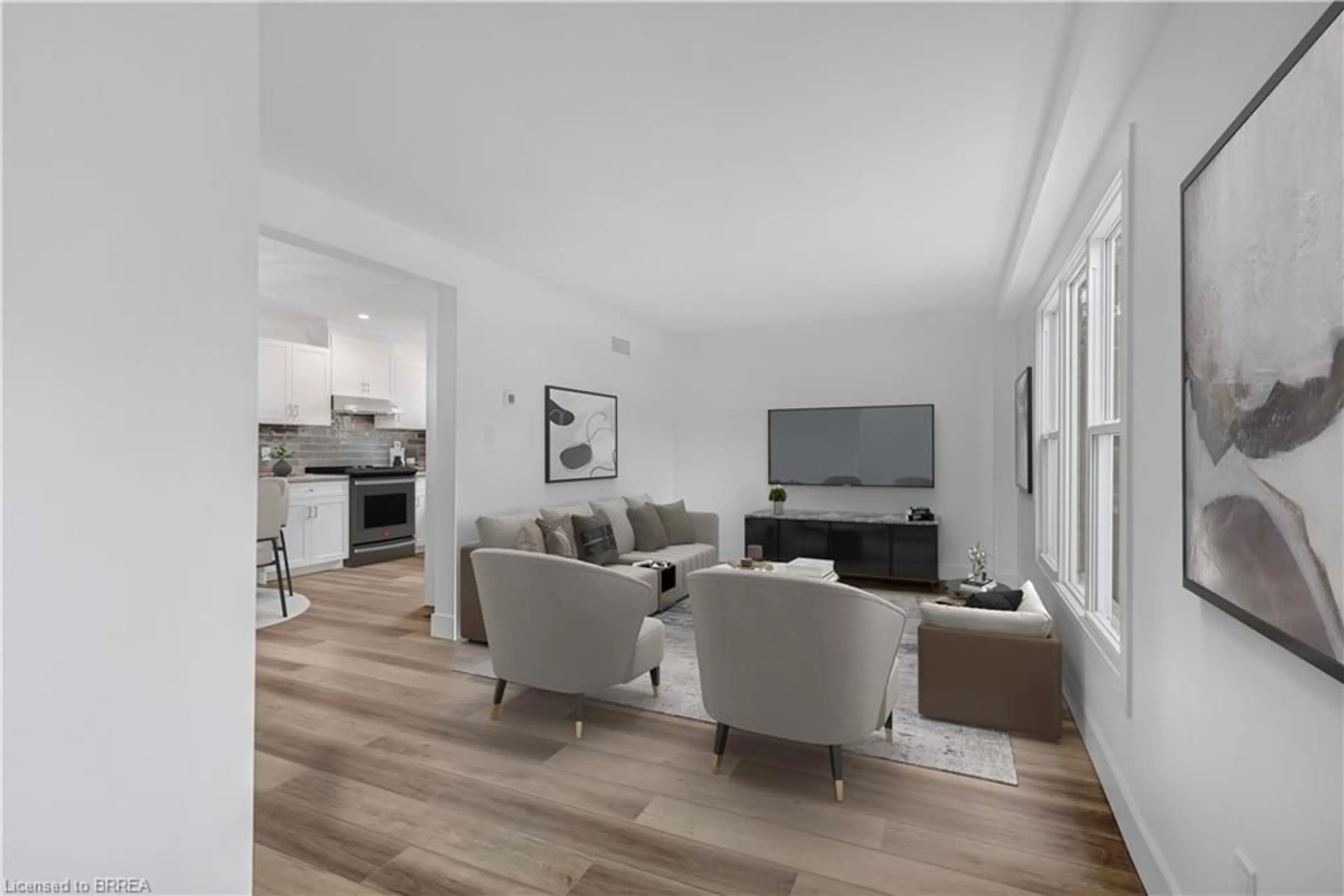 Living room with furniture, unknown for 34 Oakhill Dr #20B, Brantford Ontario N3T 1R1