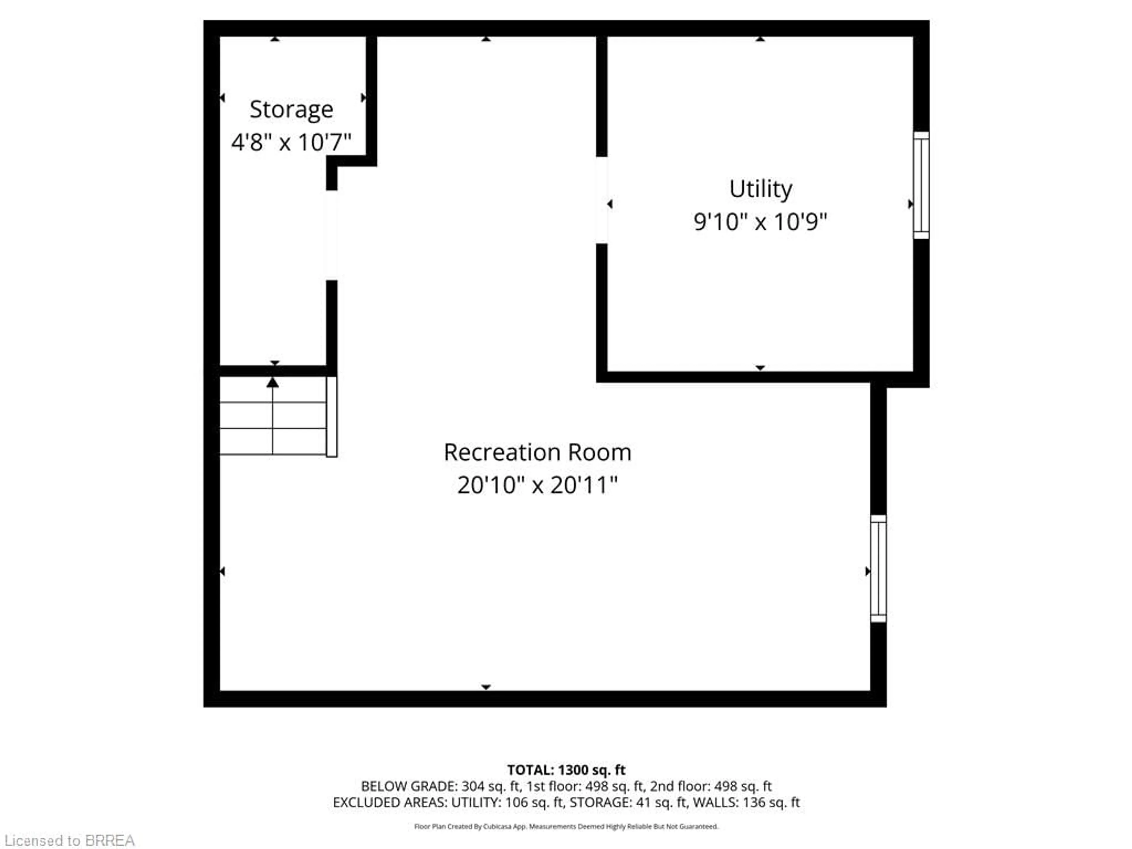 Floor plan for 34 Oakhill Dr #20B, Brantford Ontario N3T 1R1
