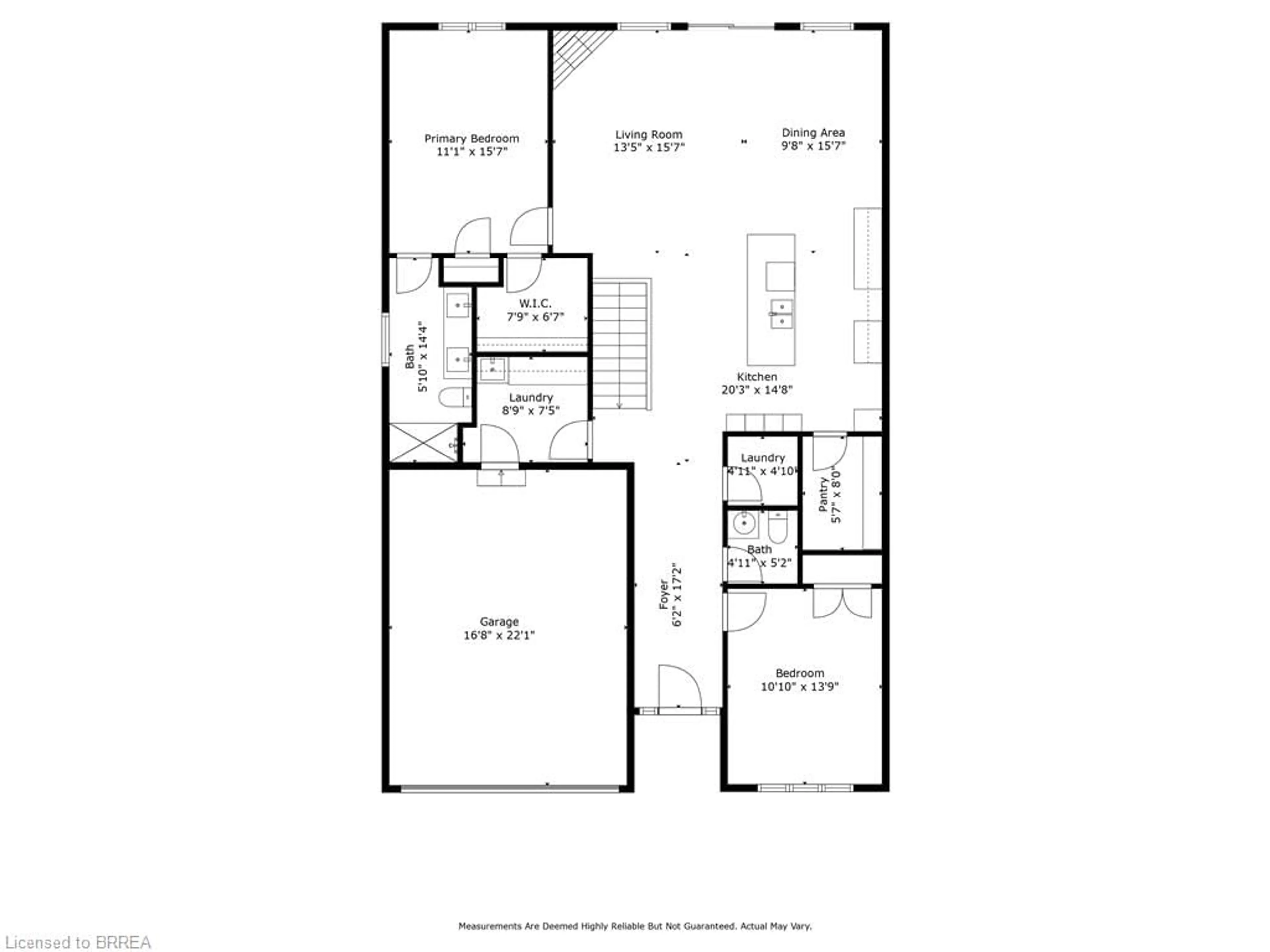 Floor plan for 89 Craddock Blvd, Jarvis Ontario N0A 1J0