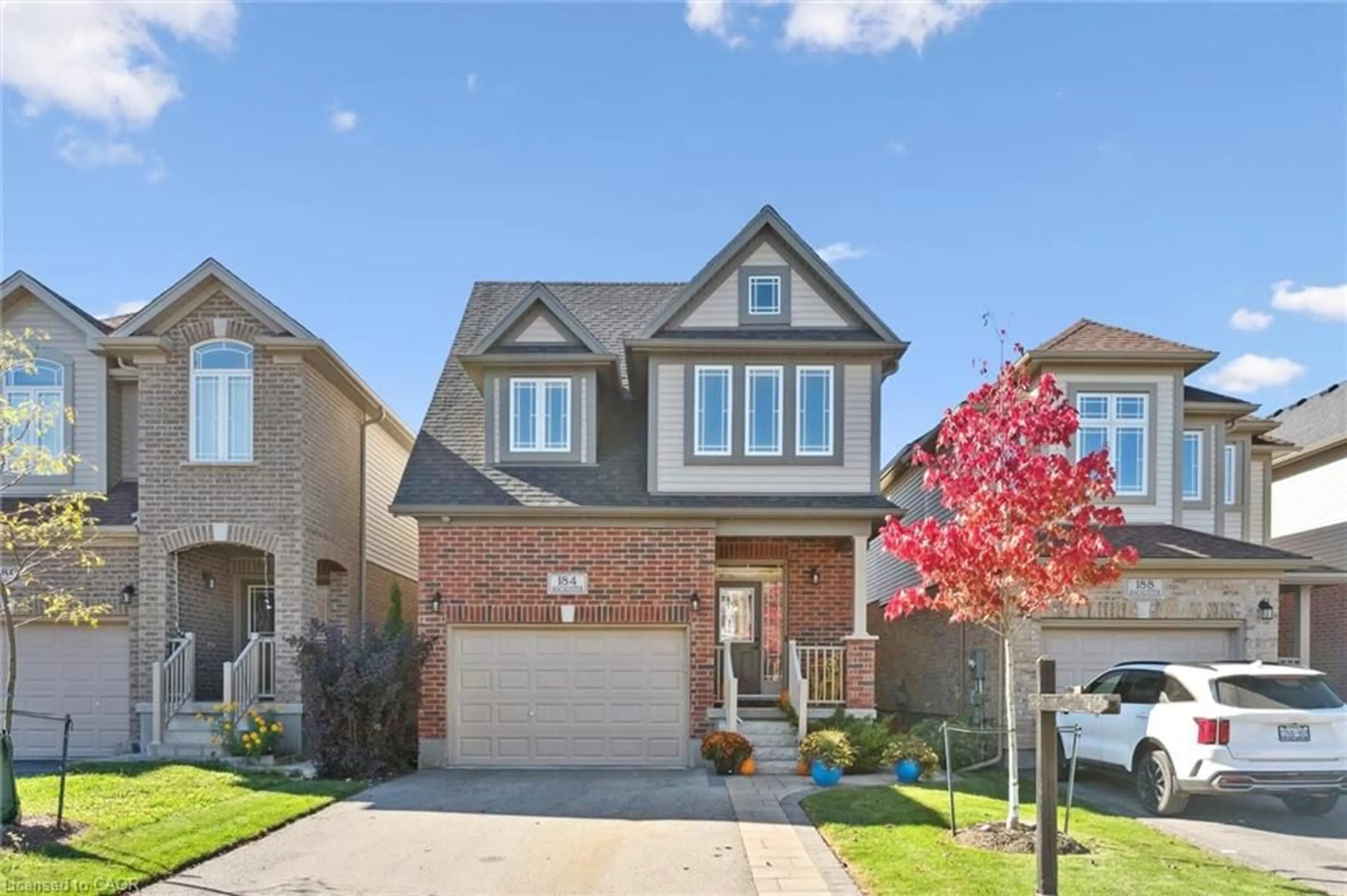 Home with brick exterior material, street for 184 Macalister Blvd, Guelph Ontario N1G 0G8