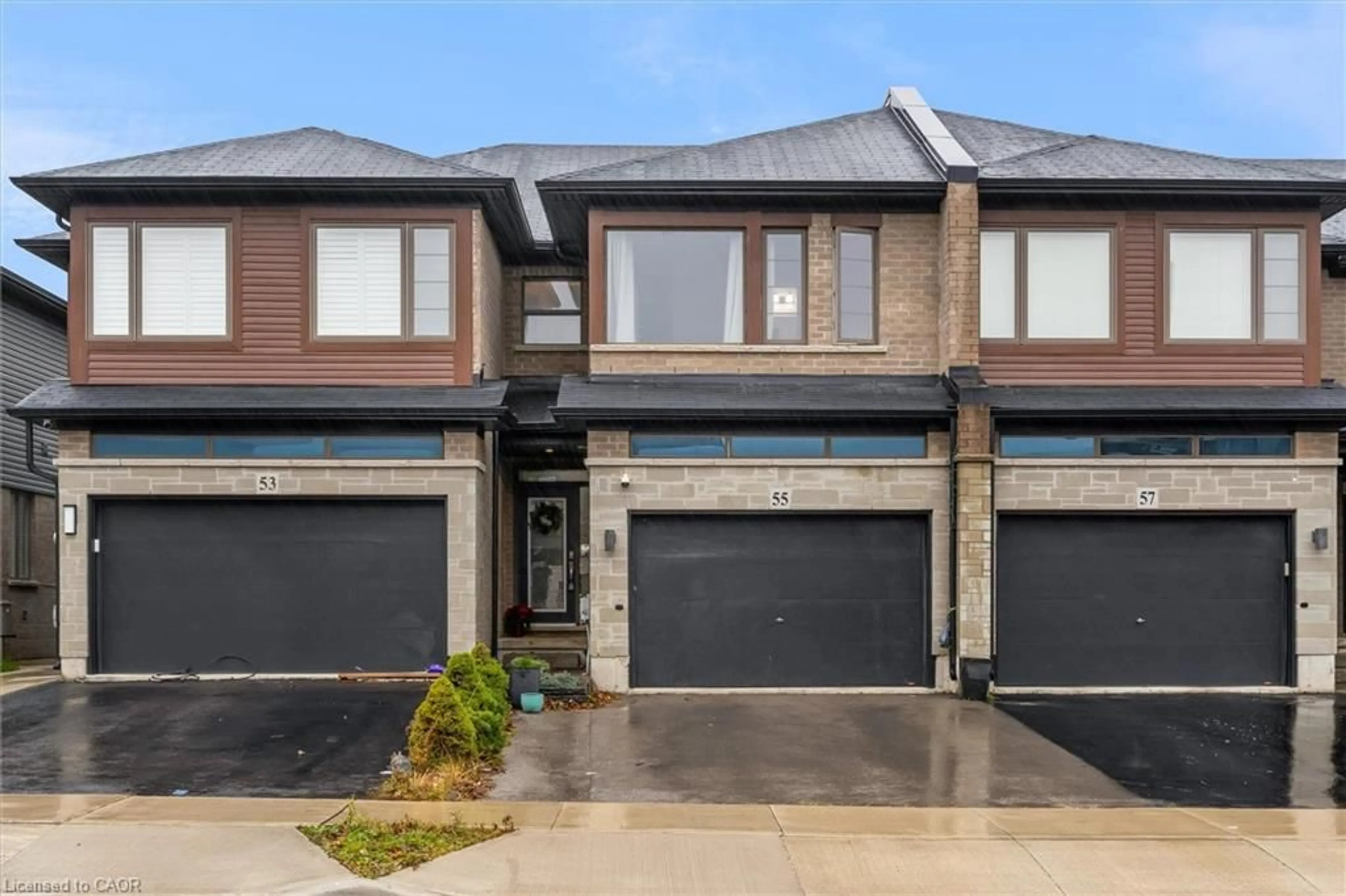 Home with brick exterior material, street for 55 Greenwich Ave, Stoney Creek Ontario L8J 0L6