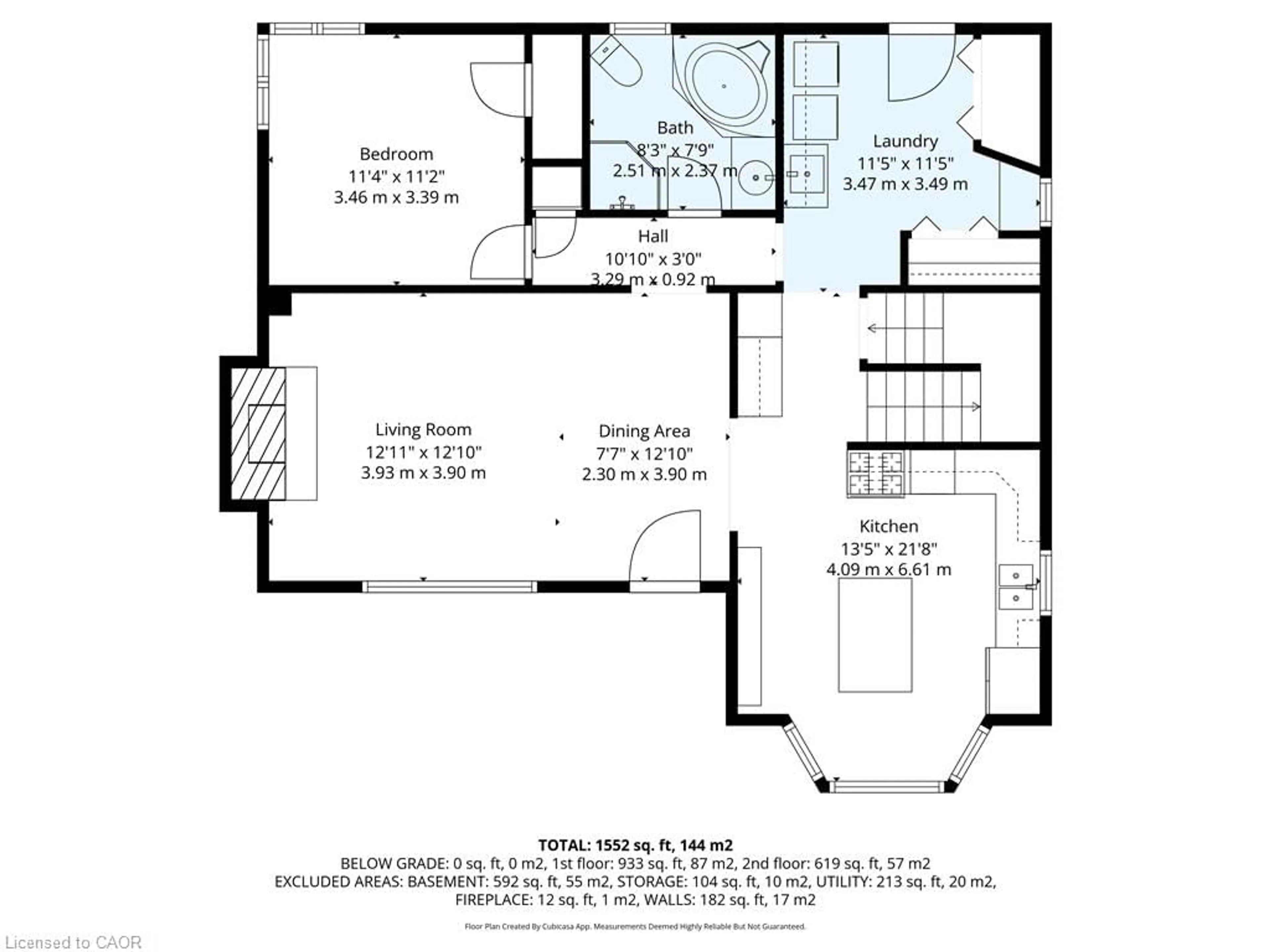Floor plan for 435 Talbot Rd, Delhi Ontario N4B 2A4