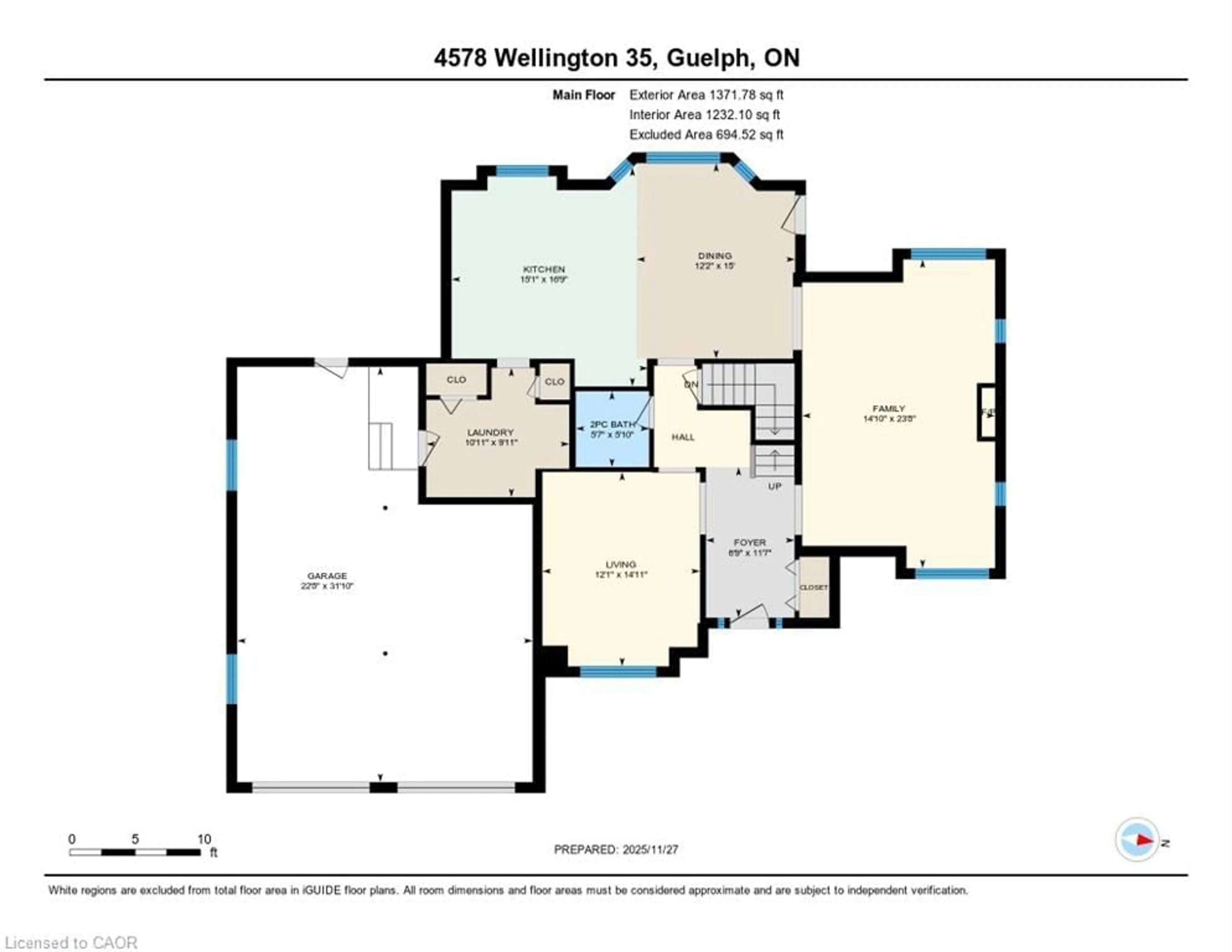 Floor plan for 4578 Wellington Rd 35, Puslinch Ontario N0B 2J0
