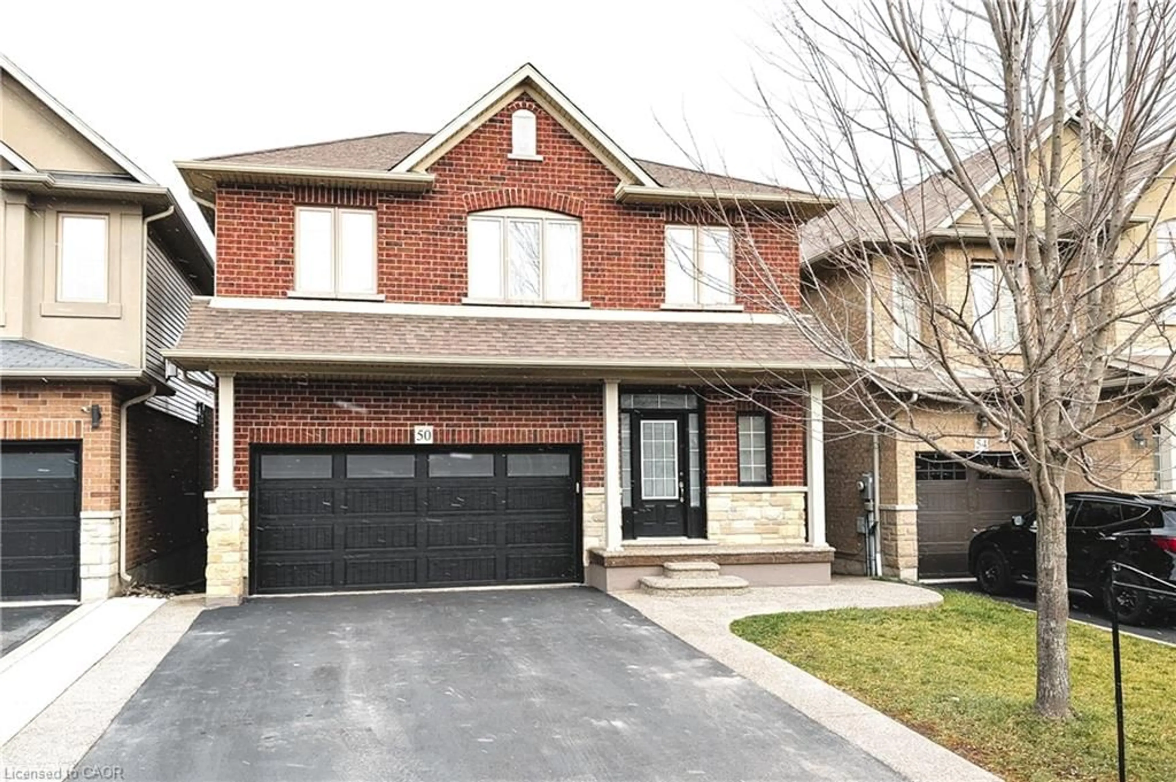 Home with brick exterior material, street for 50 Bankfield Cres, Stoney Creek Ontario L8J 0C1